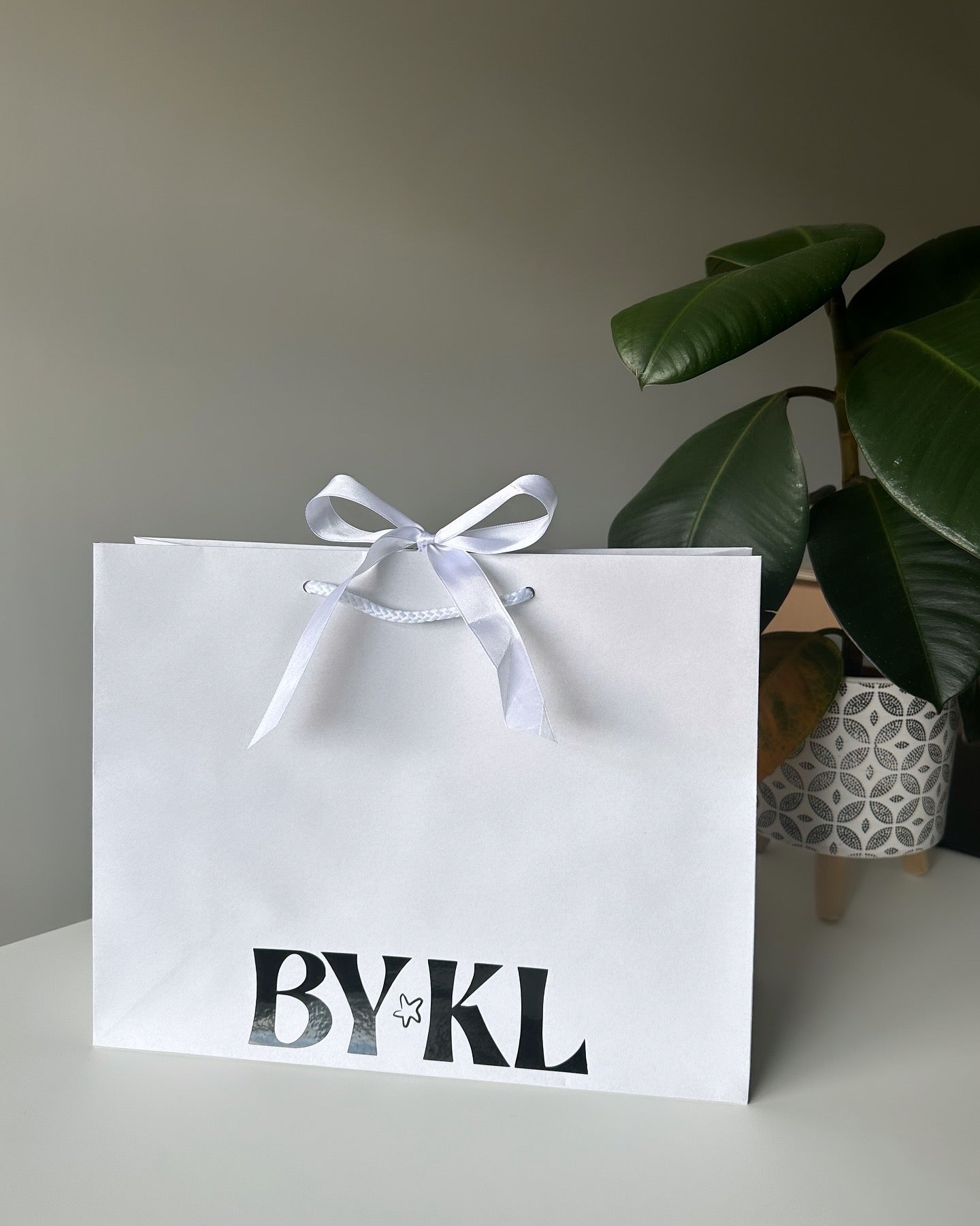 YOUR LOGO - Business Logo Personalised Custom - Ribbon Tie Rope Gift Bags