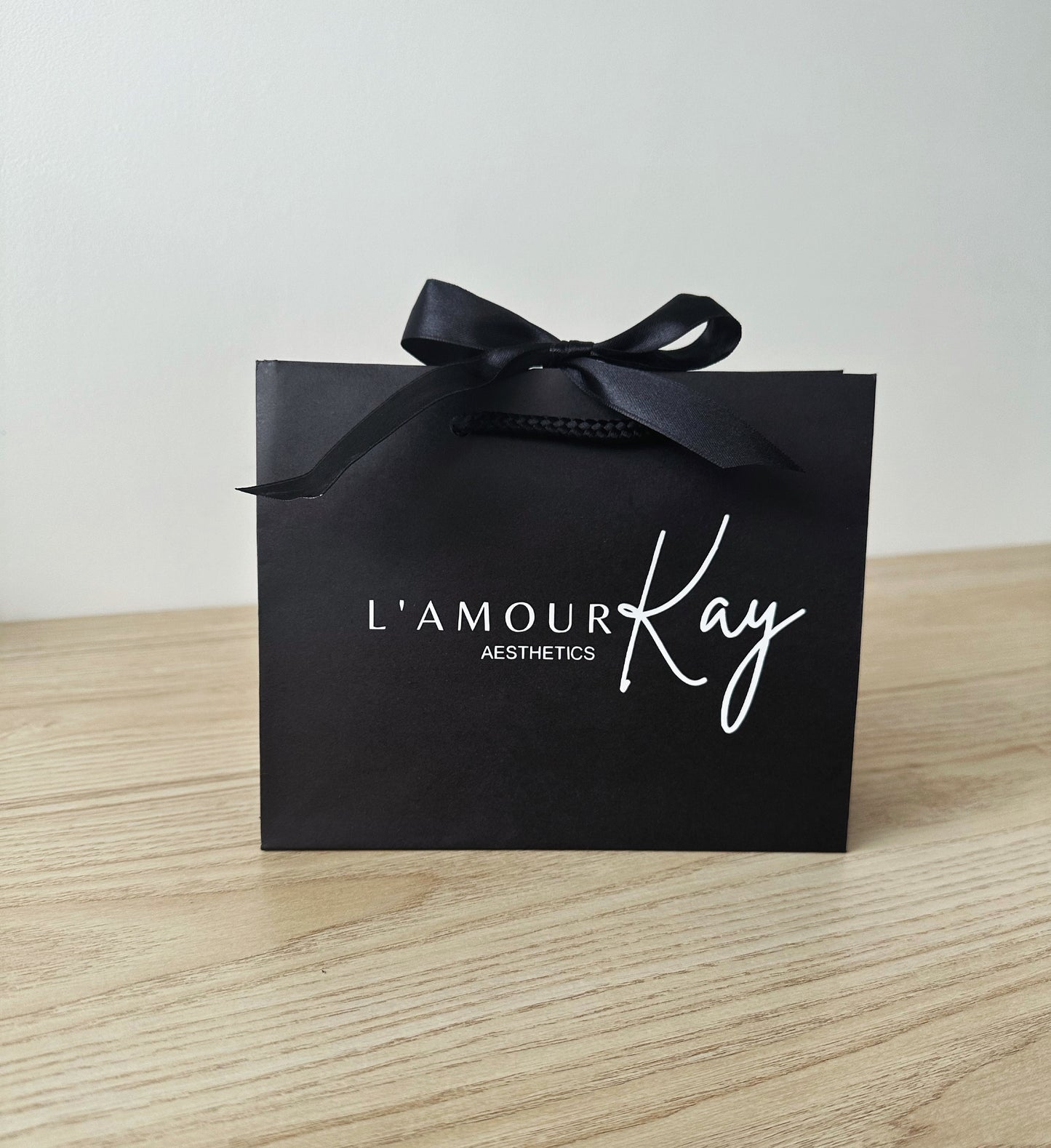 YOUR LOGO - Business Logo Personalised Custom - Ribbon Tie Rope Gift Bags