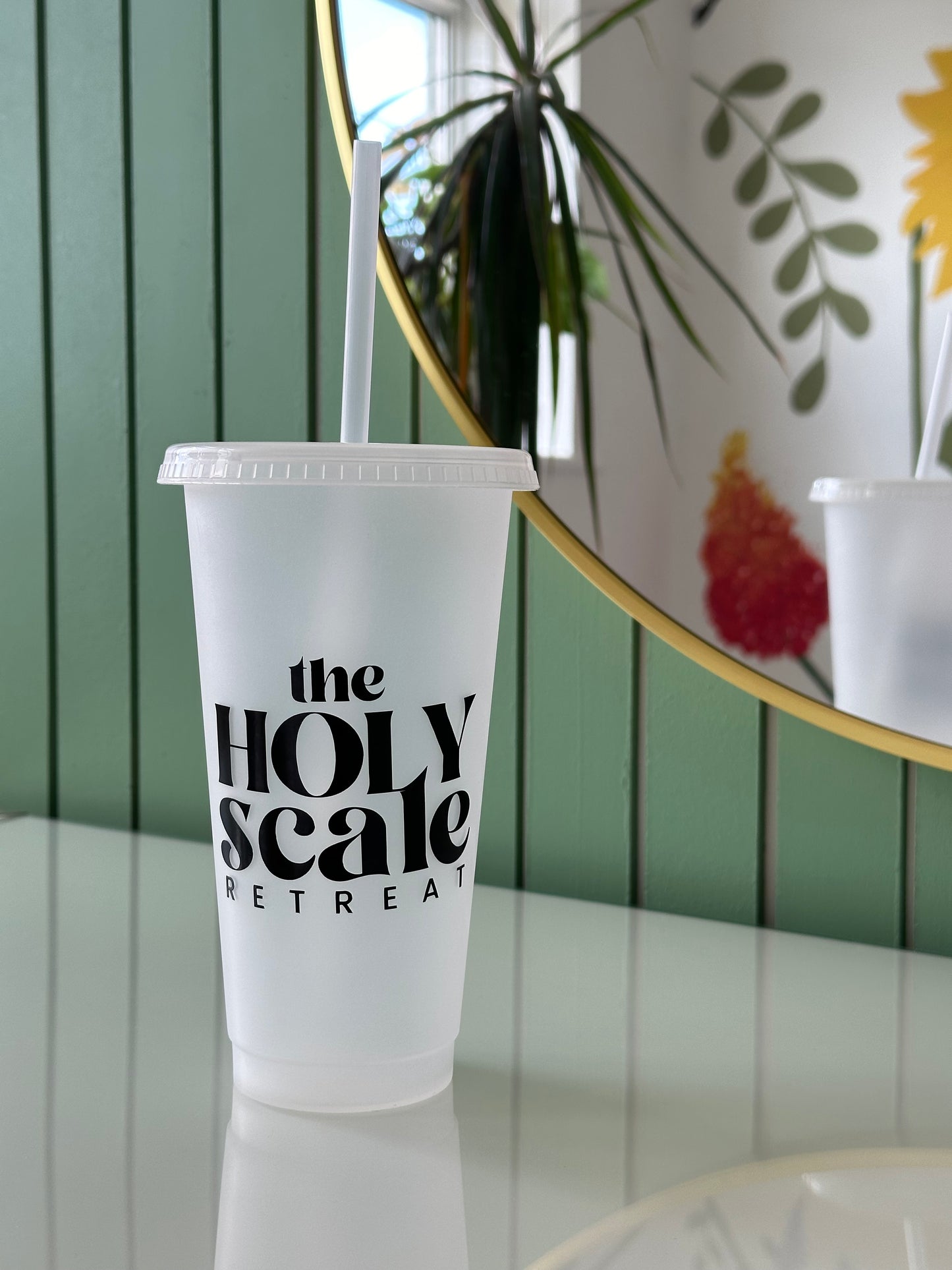 YOUR LOGO Tumbler - Business - 24oz/710ml Reusable Cup, Tumbler Cup & Straw - Personalised