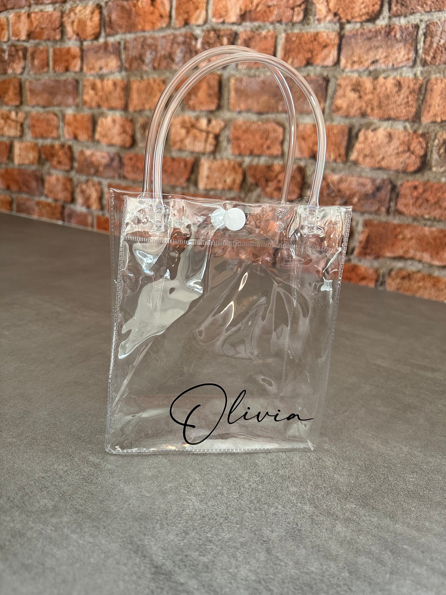 CLEAR - Personalised - Corner - Party Gift Bag