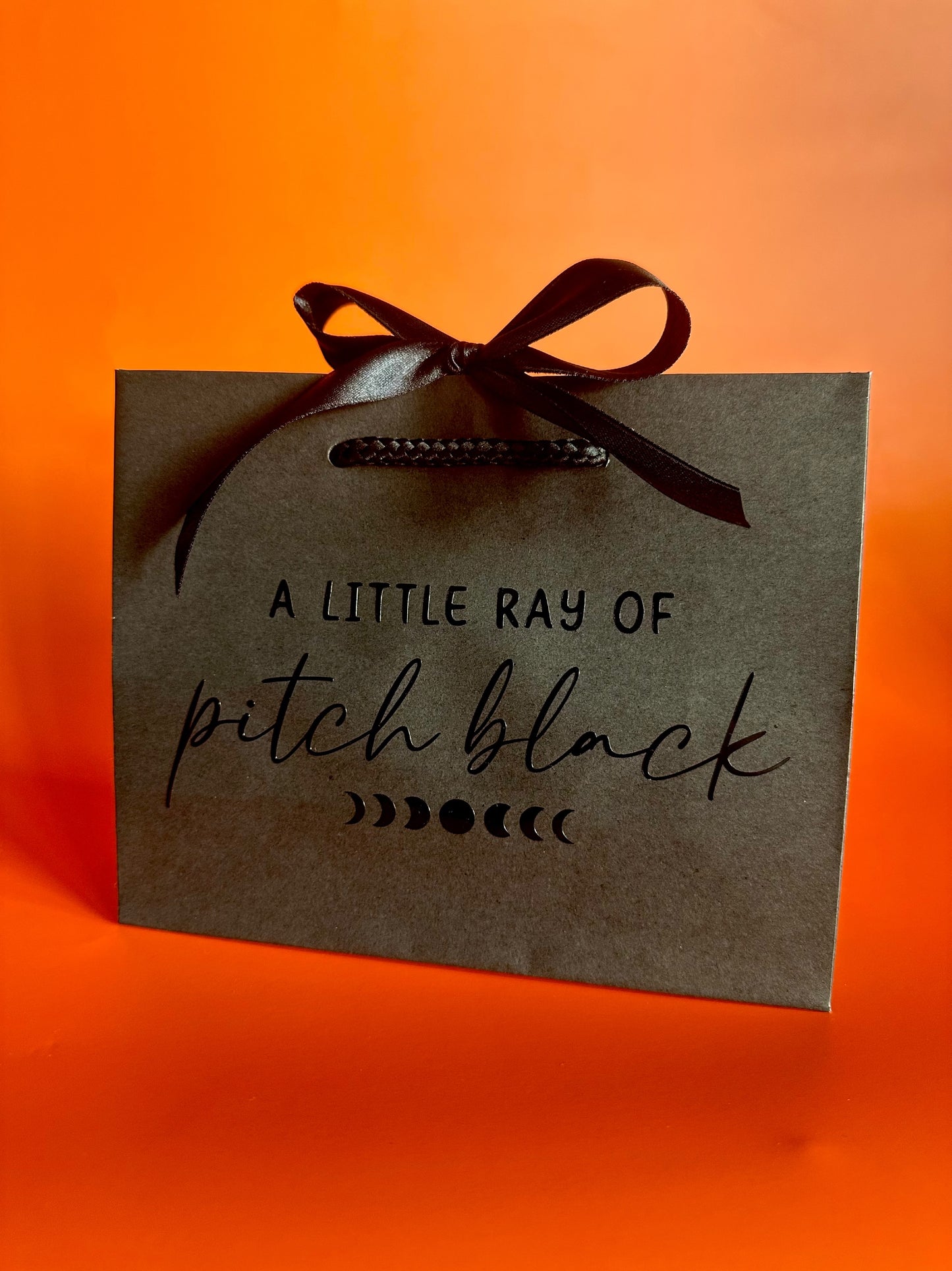 HALLOWEEN Personalised Name - Ribbon Tie Rope Gift Bag