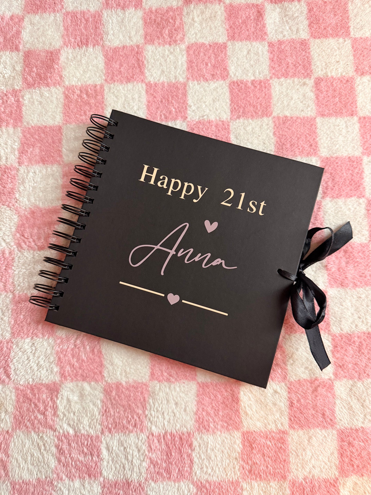 Personalised Your Logo/Design Scrapbook: Vinyl Memory Keepsake Photo Album