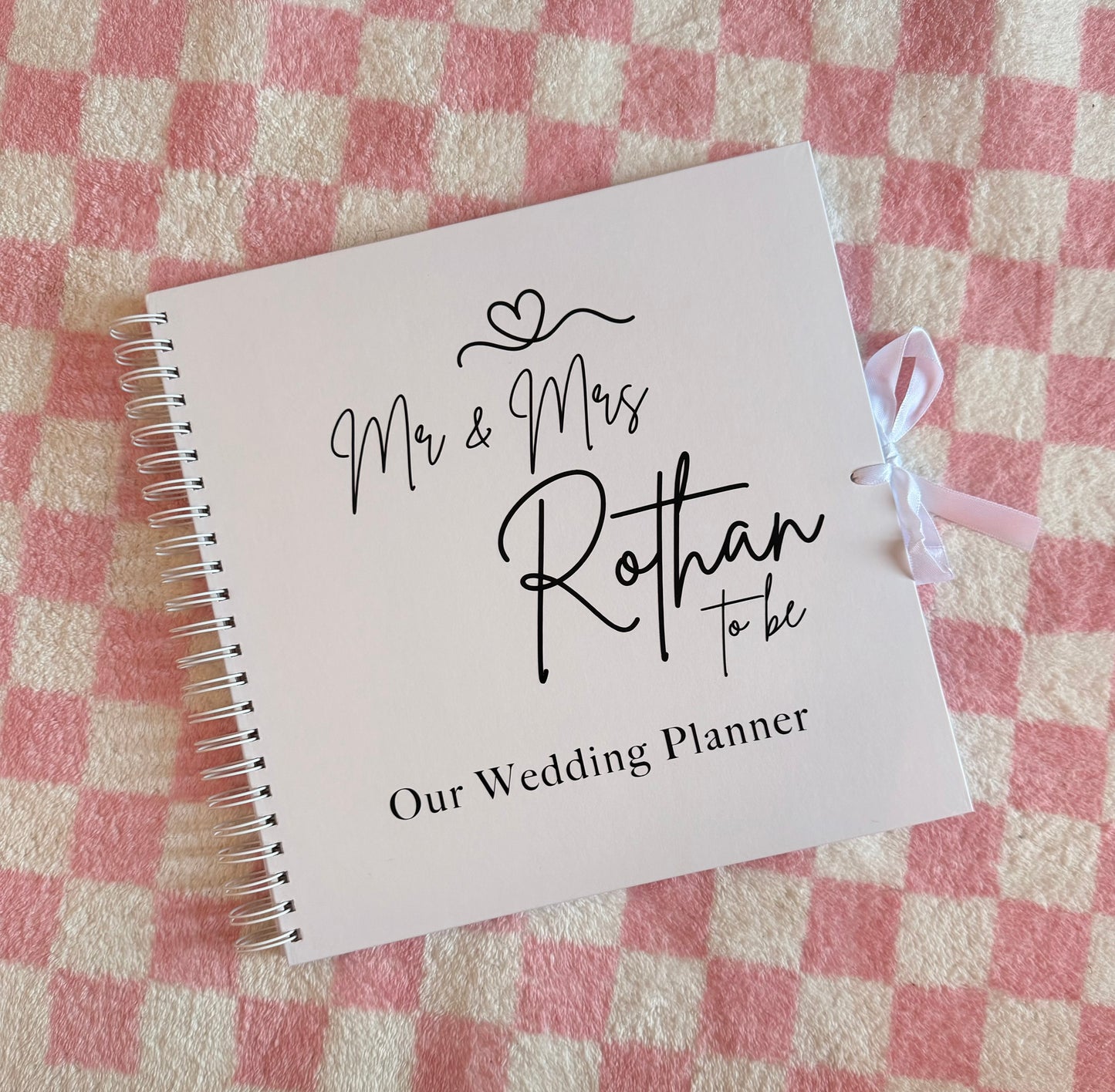 Our Wedding Planner - Personalised - Scrap Book, Photo Album, Keepsake