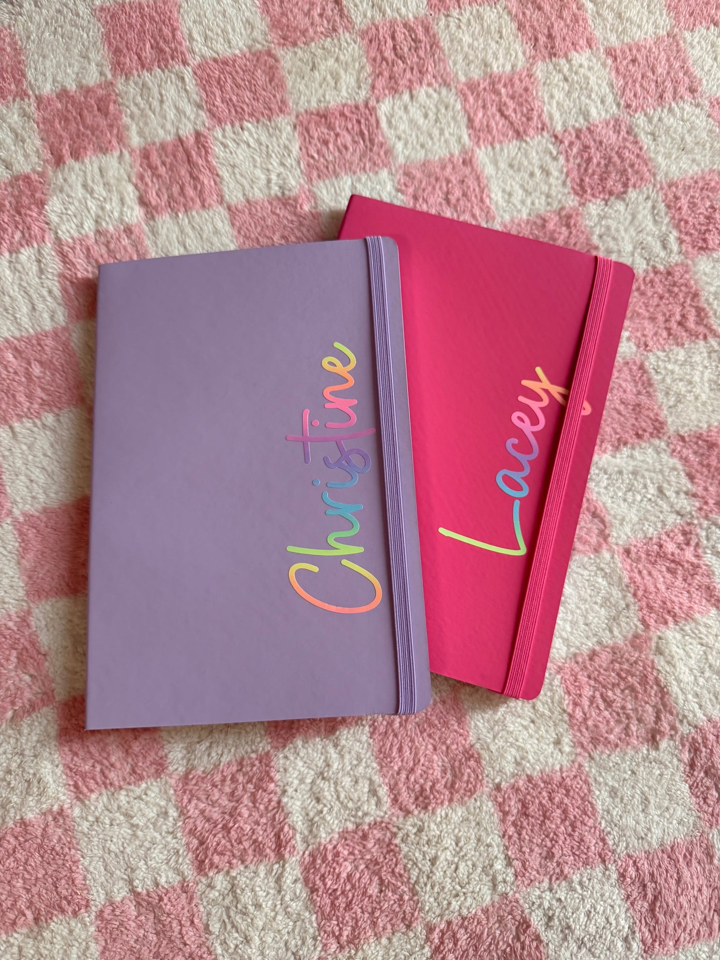 Personalised  Name - A5 Lined Notebook - School, Office, Stationary, Work, Notes, Journal