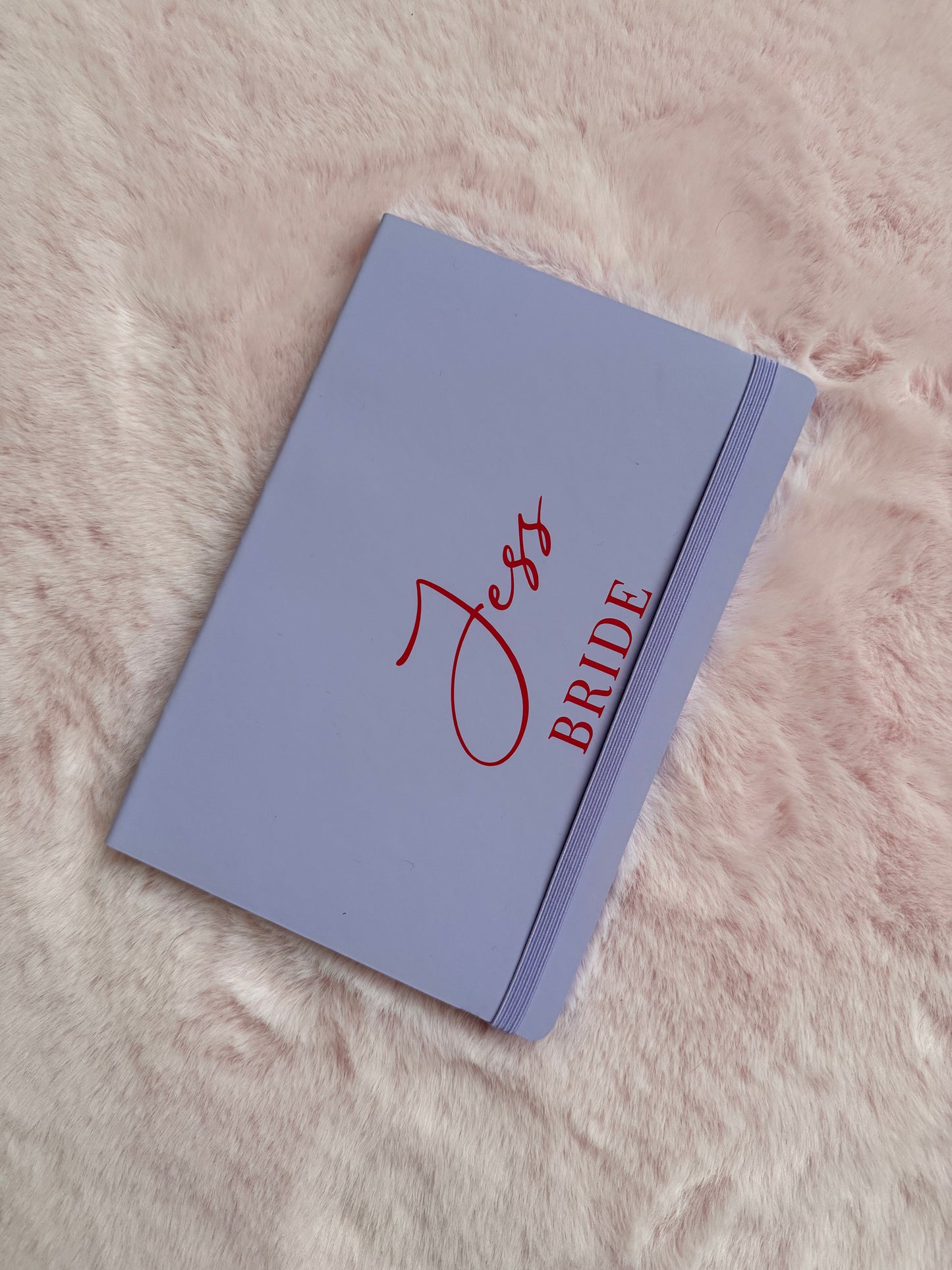 Personalised Name & Title - A5 Lined Notebook - School, Office, Stationary, Work, Notes, Journal, Wedding