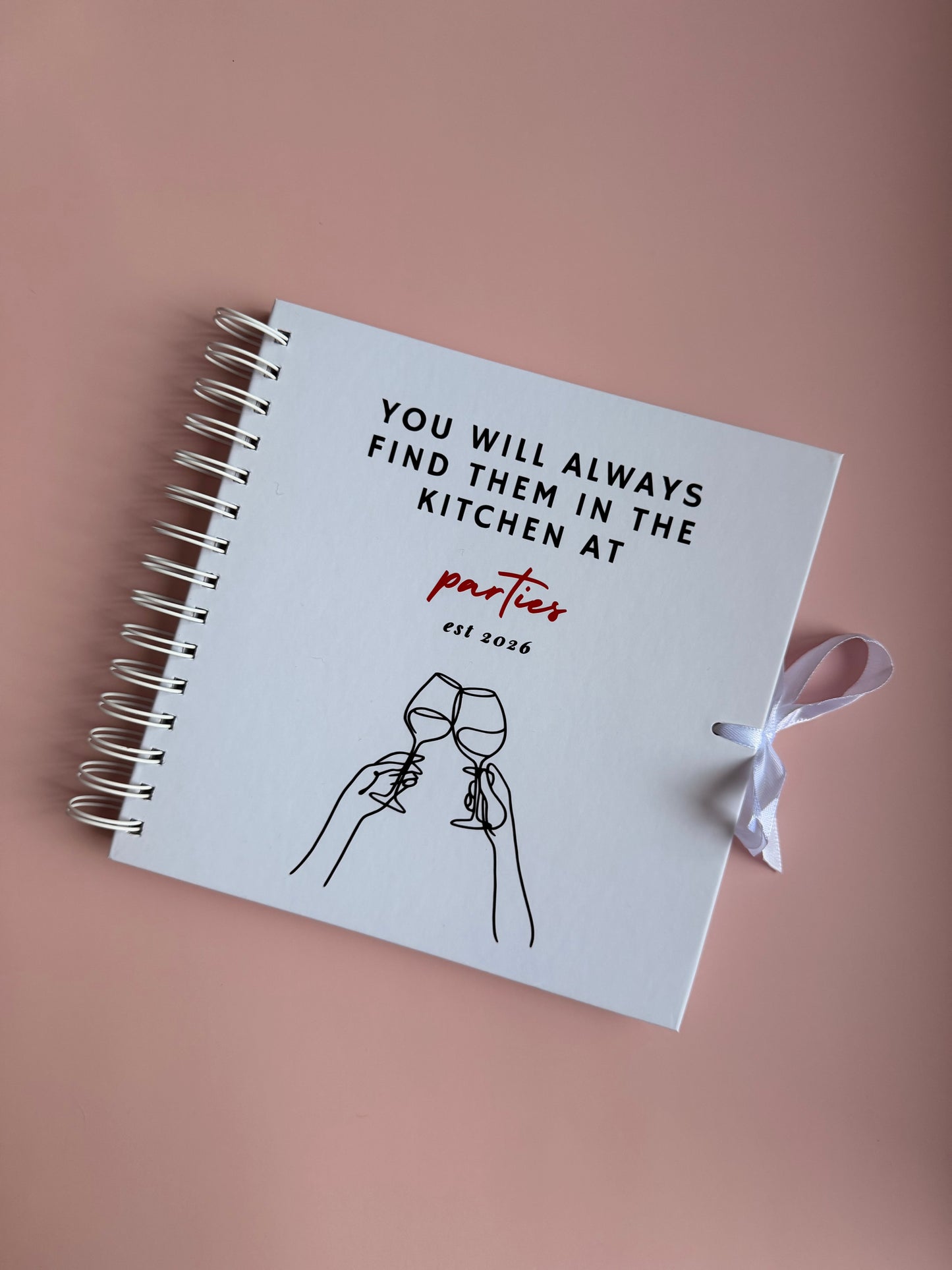 Personalised Your Logo/Design Scrapbook: Vinyl Memory Keepsake Photo Album