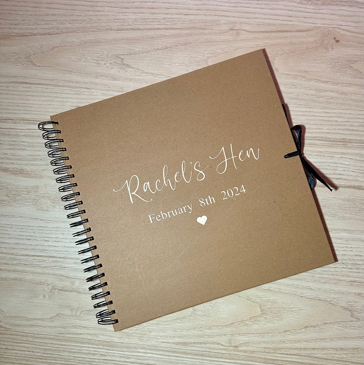 Hen Do - Personalised Name and Date - Scrap Book, Photo Album, Keepsake