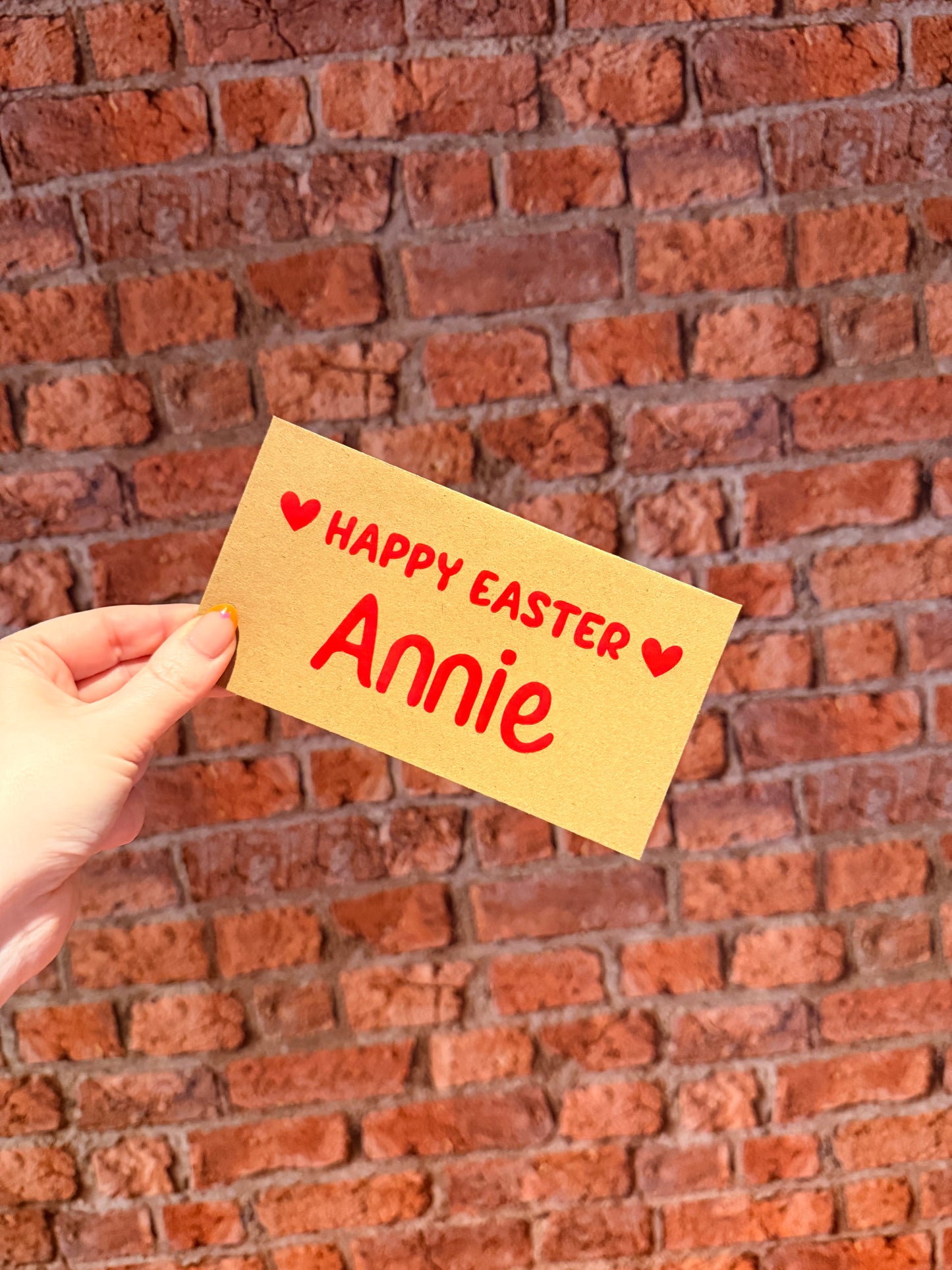 Personalised Easter Money Wallet Cash Envelope – Available in Black, White & Kraft