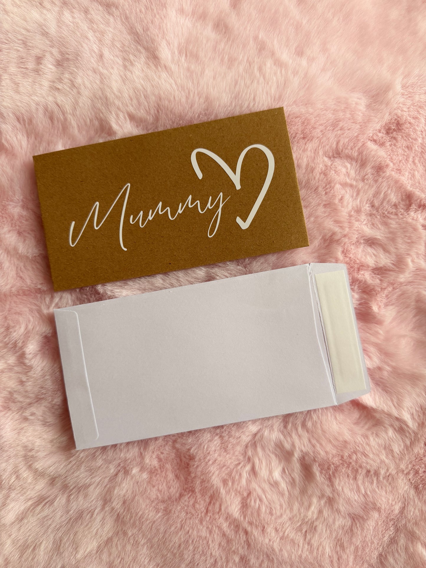 Personalised Mothers Day Money Wallet Cash Envelope – Available in Black, White & Kraft