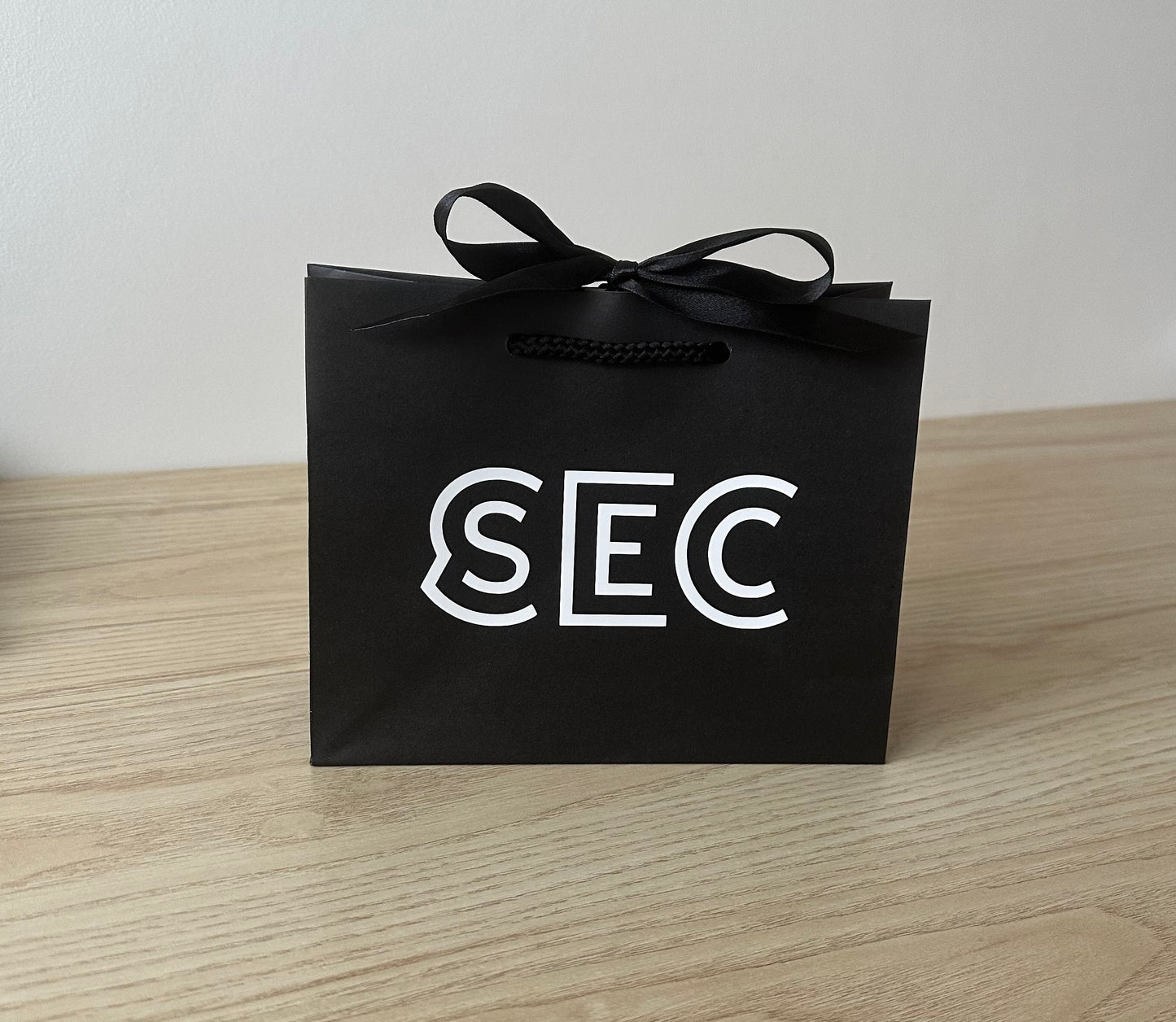 YOUR LOGO - Business Logo  Personalised Custom - Ribbon Tie Rope Gift Bags