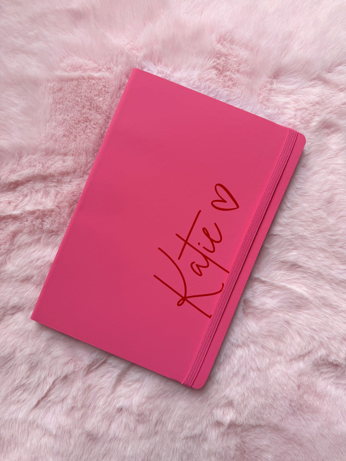 Personalised  Name - A5 Lined Notebook - School, Office, Stationary, Work, Notes, Journal