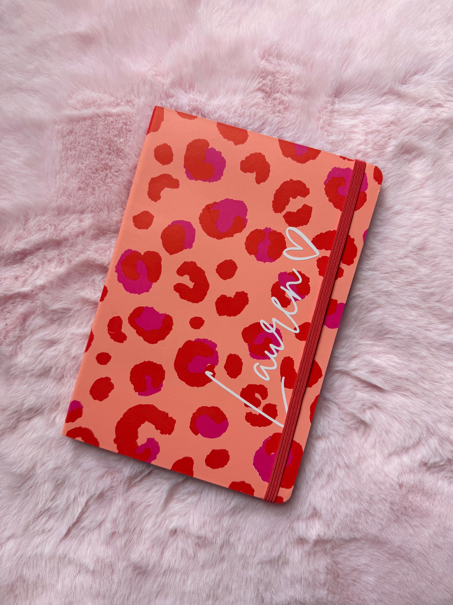 Personalised  Name - A5 Lined Notebook - School, Office, Stationary, Work, Notes, Journal