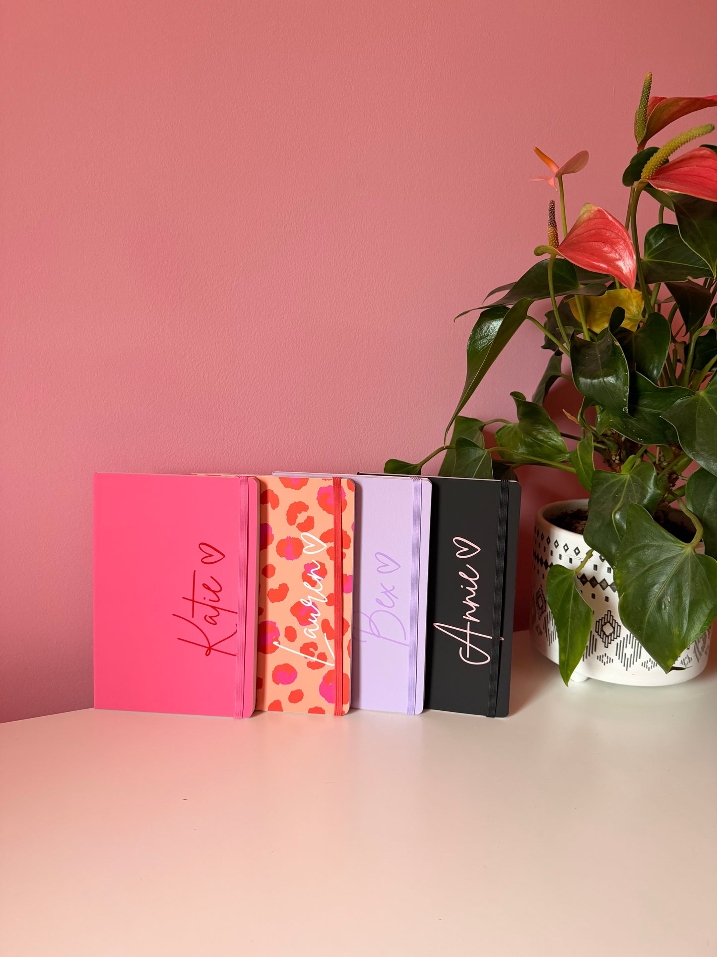 Personalised  Name - A5 Lined Notebook - School, Office, Stationary, Work, Notes, Journal