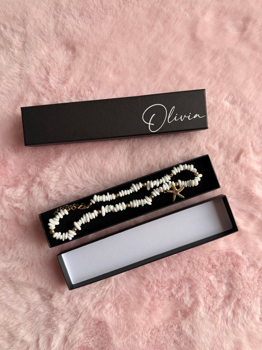 Personalised Jewellery Gift Box - Necklace, Bracelet, Pen