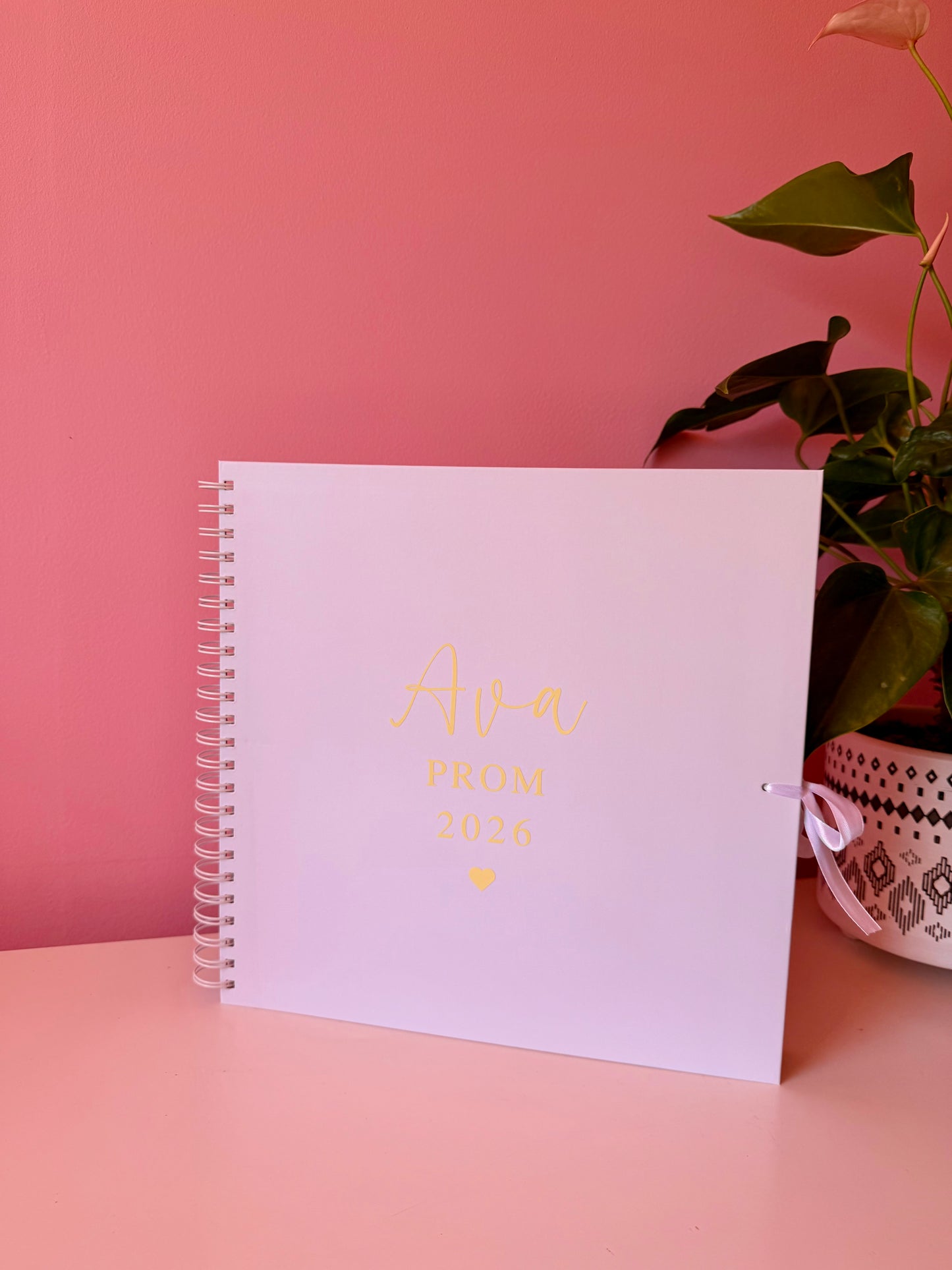 Prom - Personalised Name - Scrap Book, Photo Album, Keepsake