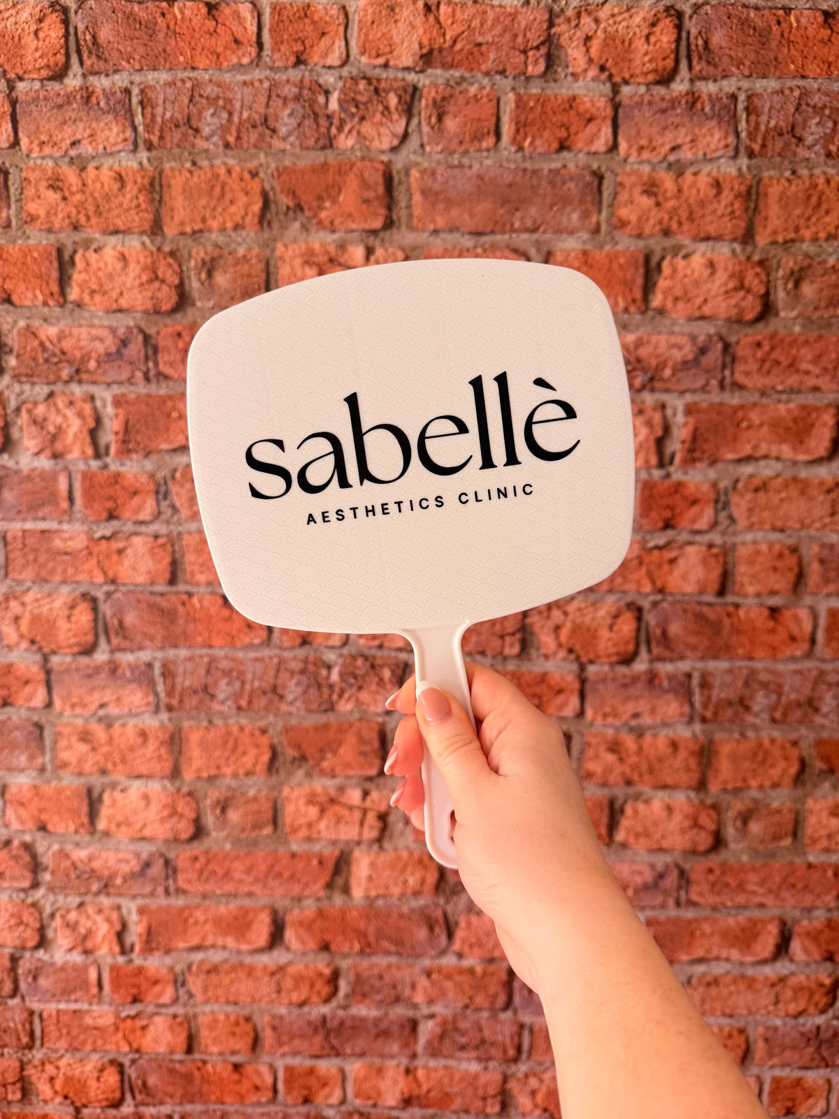 Business Logo Personalised Mirror - Custom Merch - Handheld - Accessories