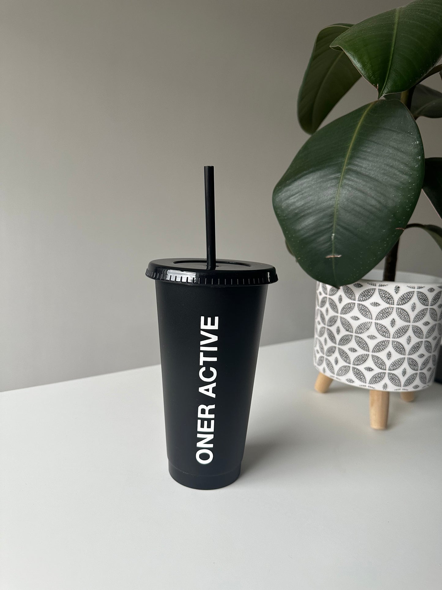 YOUR LOGO Tumbler - Business - 24oz/710ml Reusable Cup, Tumbler Cup & Straw - Personalised