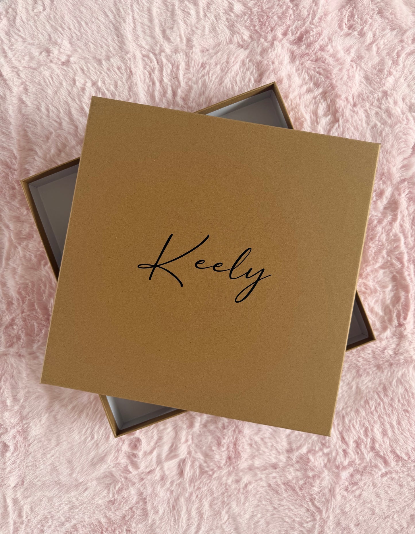 Personalised Rigid Square Gift Box: Scrapbook, Wedding, Birthday, Christmas