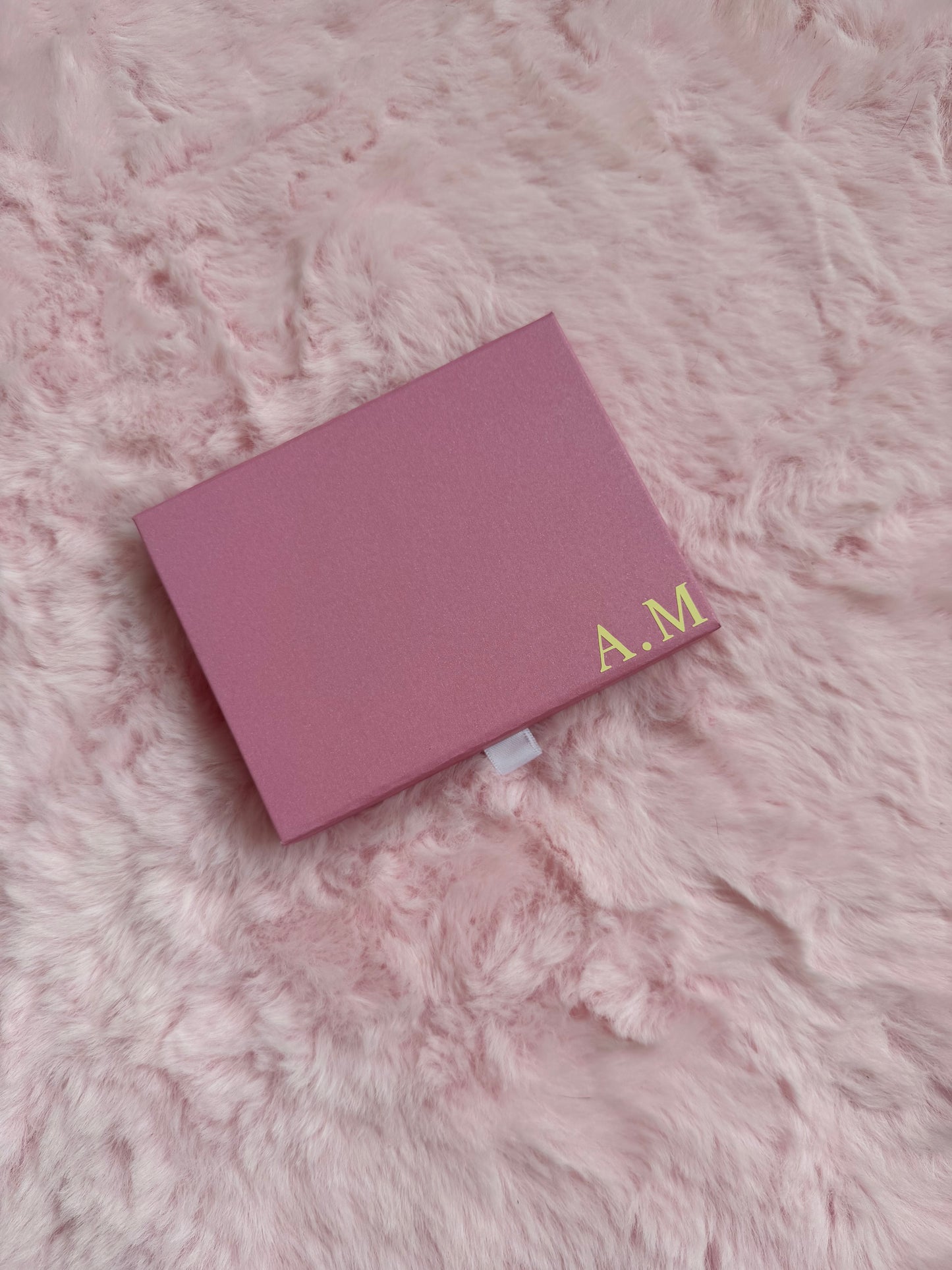 Personalised Gift Card/Voucher Magnetic Box: Pink, Lilac, Black, White