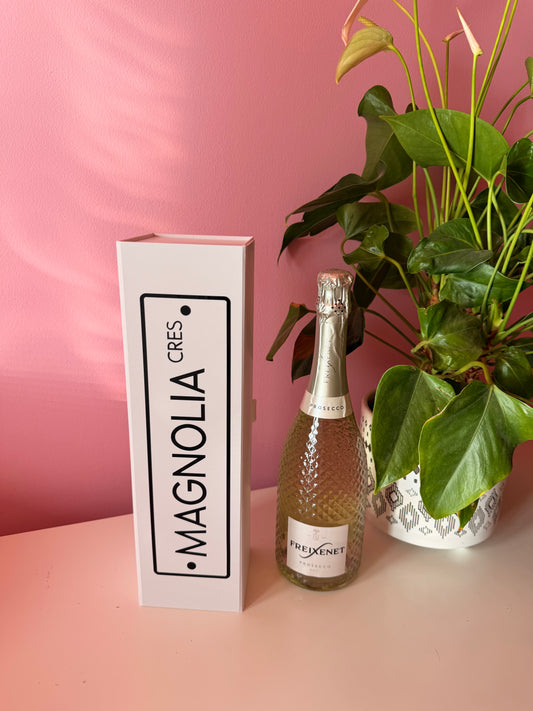Personalised Housewarming Bottle Gift Box: Magnetic