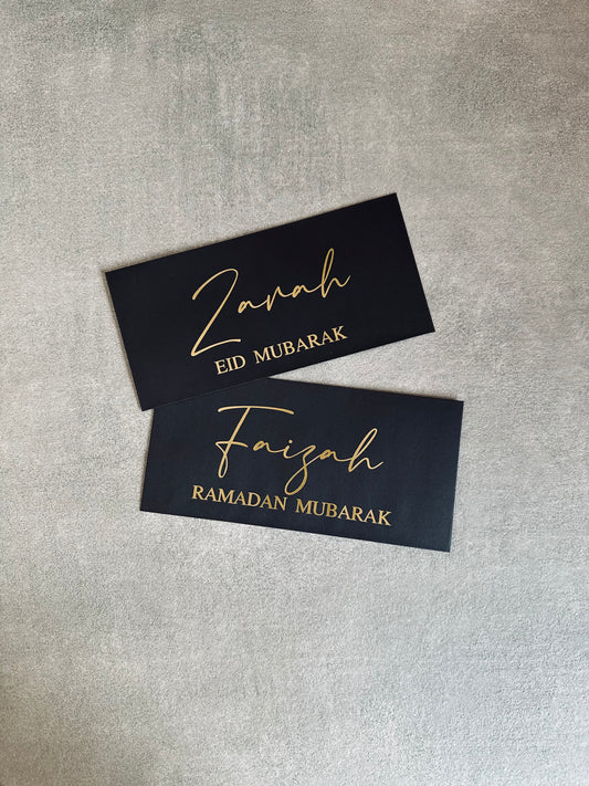 Personalised Eid Mubarak Money Envelope Wallet