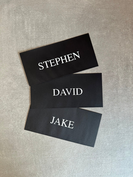 Personalised Name Money Cash Envelope Wallet