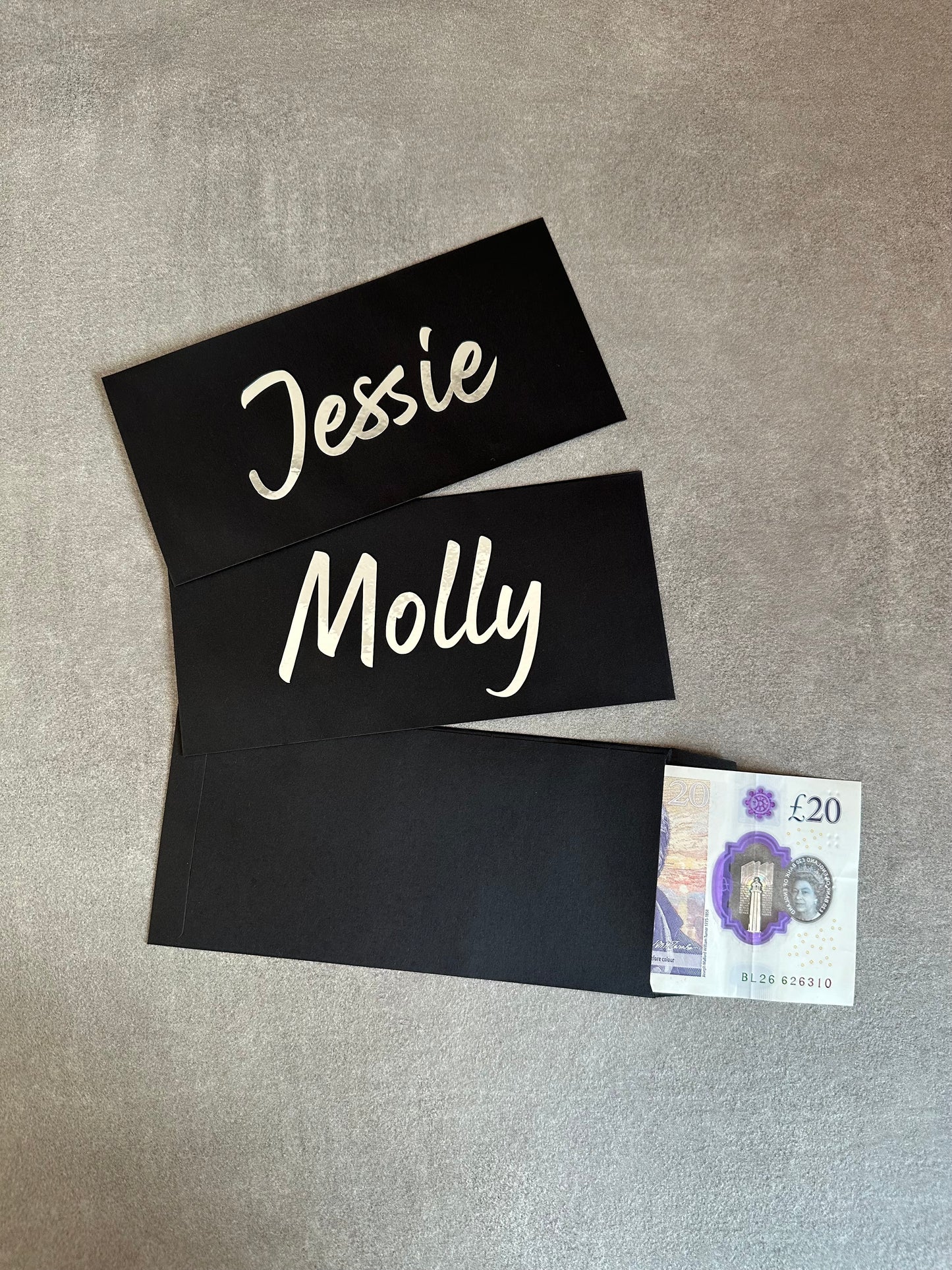 Personalised Name Money Cash Envelope Wallet