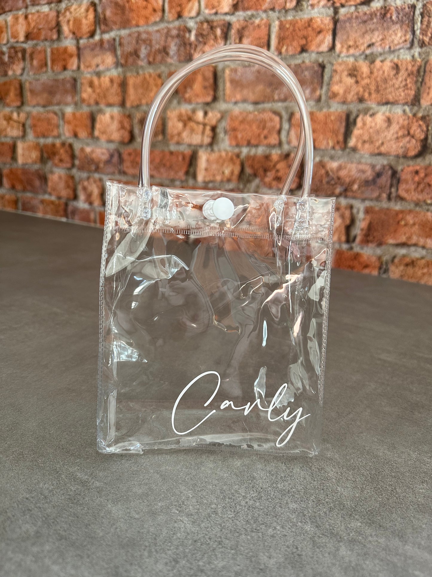 CLEAR - Personalised - Corner - Party Gift Bag