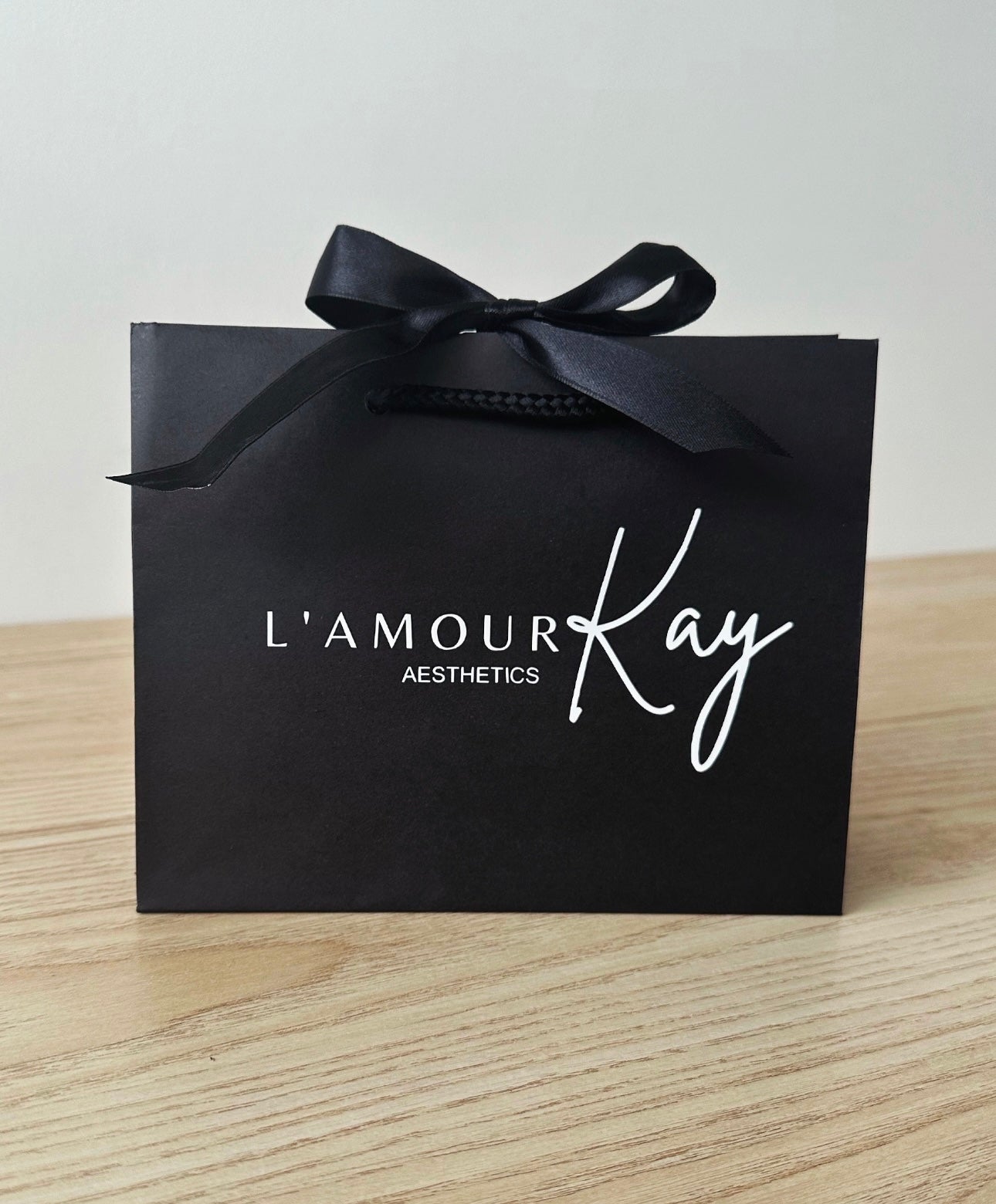 YOUR LOGO - Business Logo  Personalised Custom - Ribbon Tie Rope Gift Bags