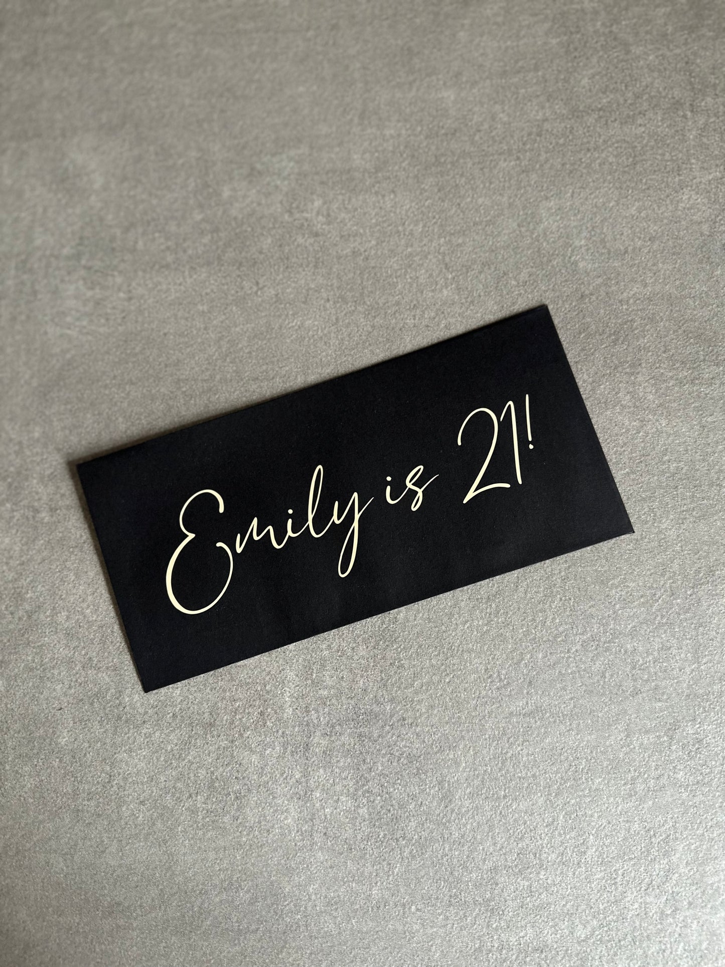 Personalised Name Money Cash Envelope Wallet