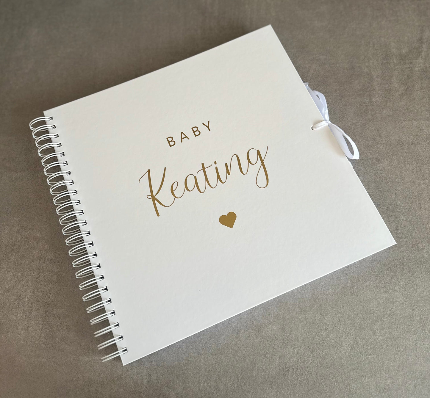 BABY Surname - Personalised Name - Scrap Book, Photo Album, Keepsake