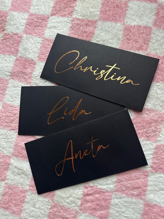 Personalised Name Money Cash Envelope Wallet