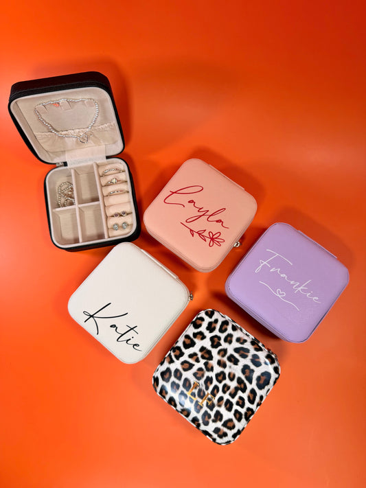 Personalised Name - Mini Jewellery Box/Organiser