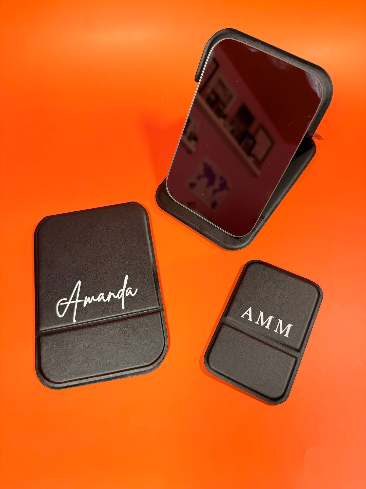 Personalised Makeup Cosmetic Mirror - Folding Portable Travel Compact Mirror