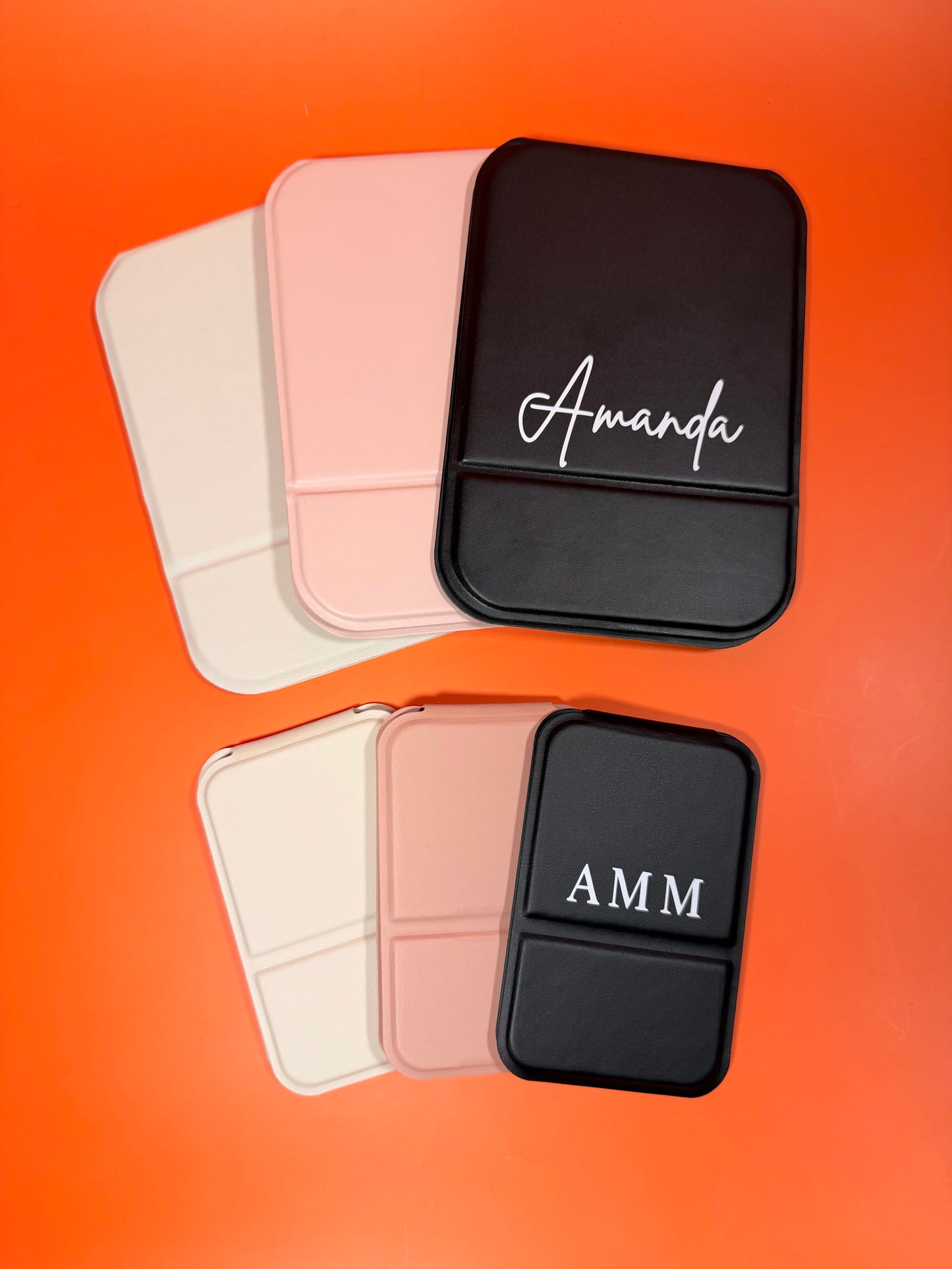 Personalised Makeup Cosmetic Mirror - Folding Portable Travel Compact Mirror