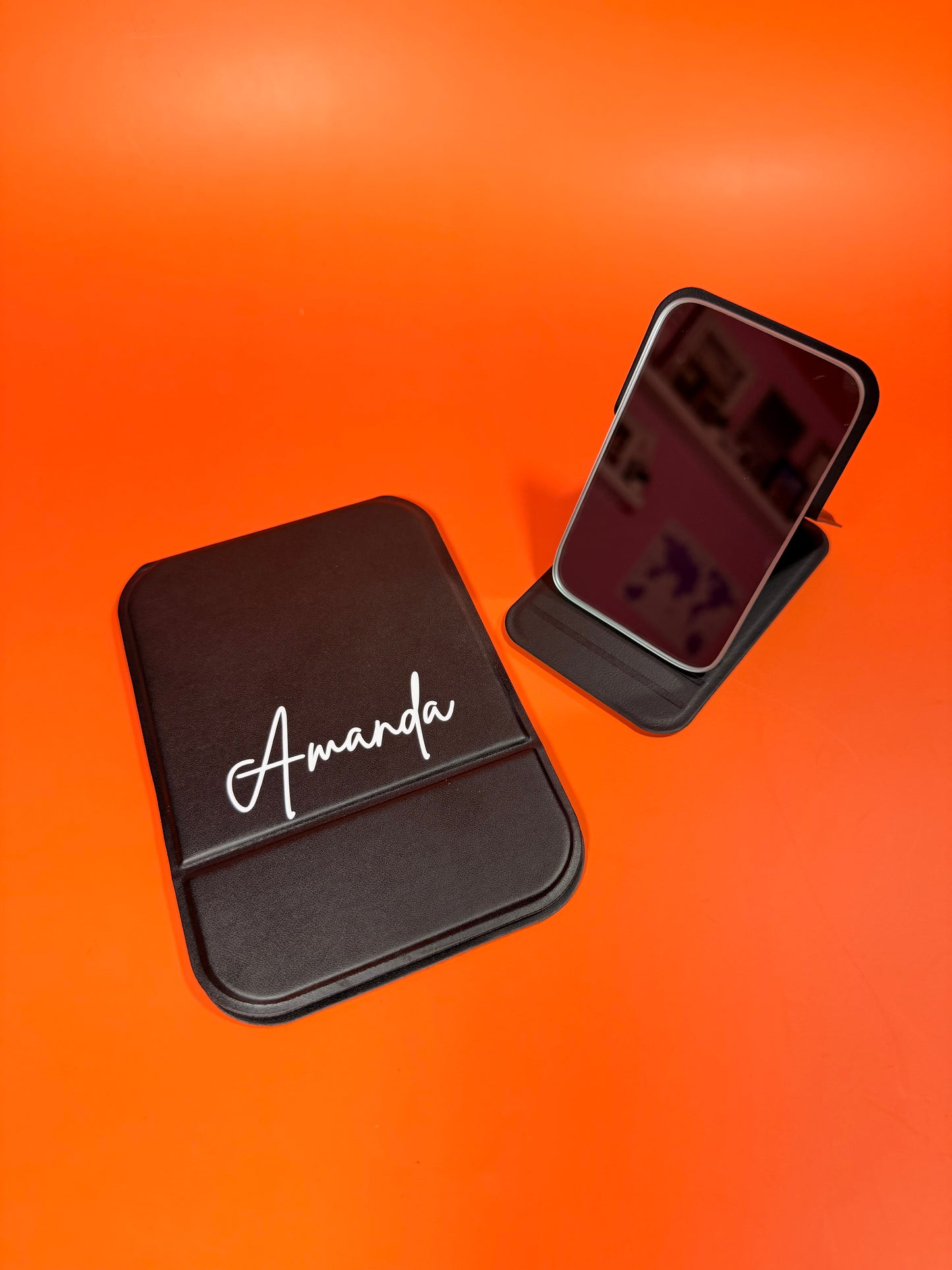 Personalised Makeup Cosmetic Mirror - Folding Portable Travel Compact Mirror