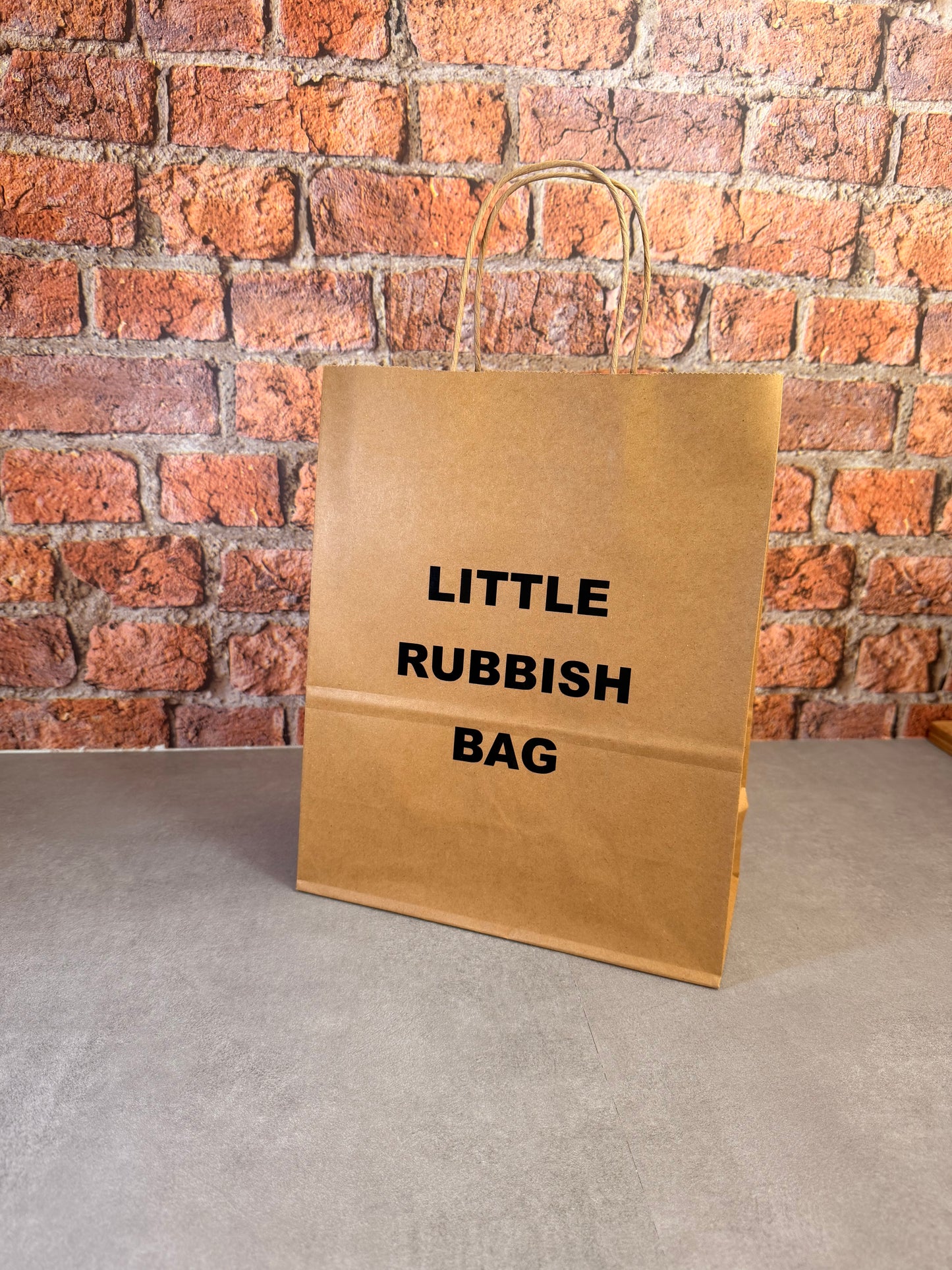Personalised Funny Gift Bag - Brown Paper - Adult Funny Banter Novelty Swearing Rude