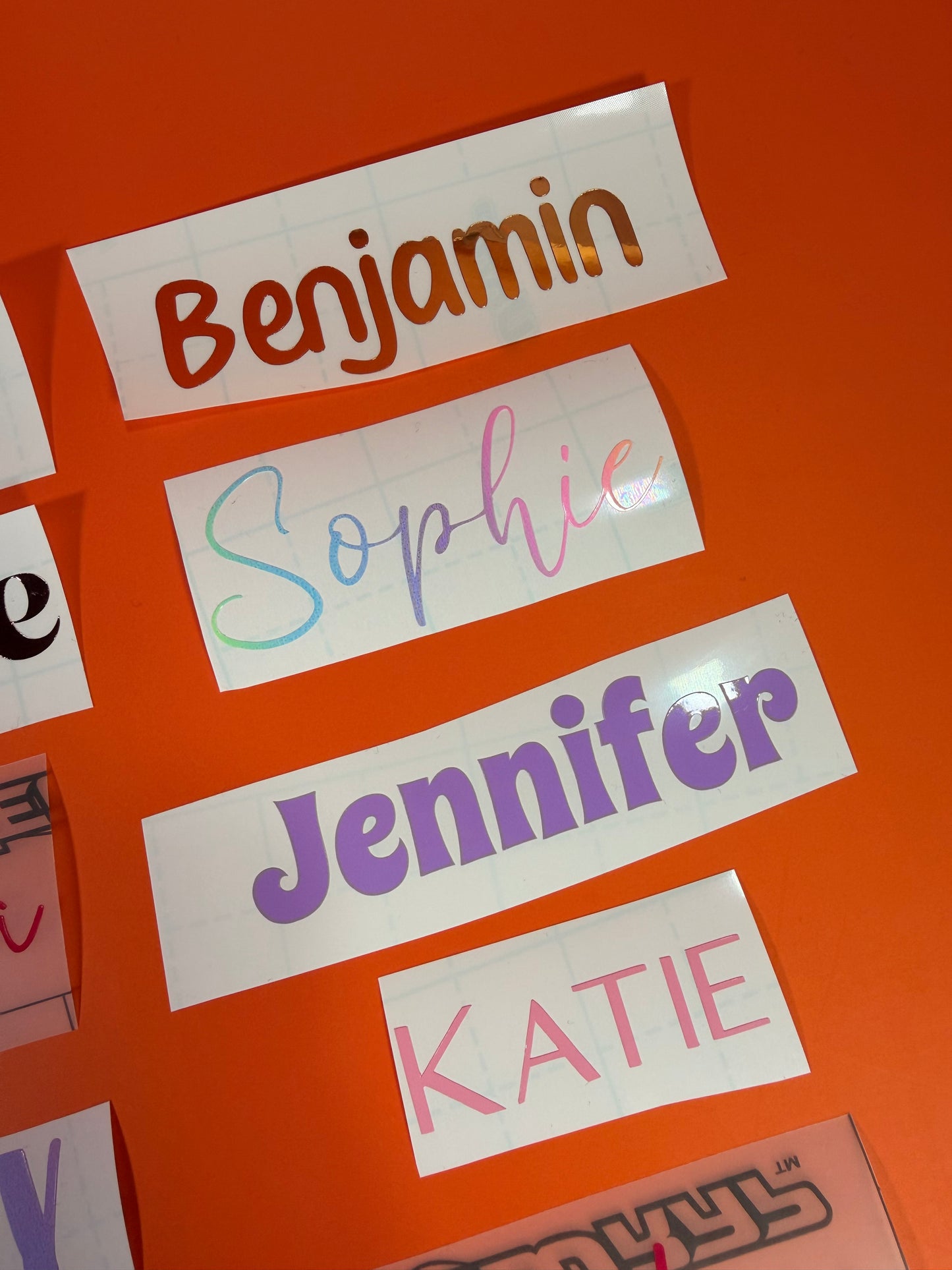 Christmas Present Name Sticker Personalised Label Decal: Custom Vinyl for Parties & Gifts