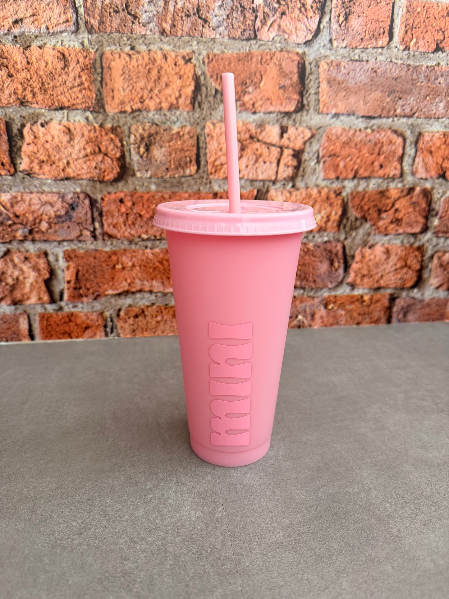 NAME Tumbler - 24oz/710ml Reusable Cup, Tumbler Cup & Straw - Personalised