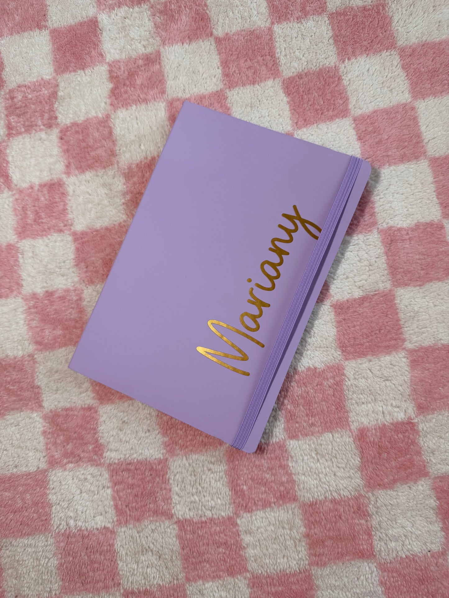 Personalised  Name - A5 Lined Notebook - School, Office, Stationary, Work, Notes, Journal