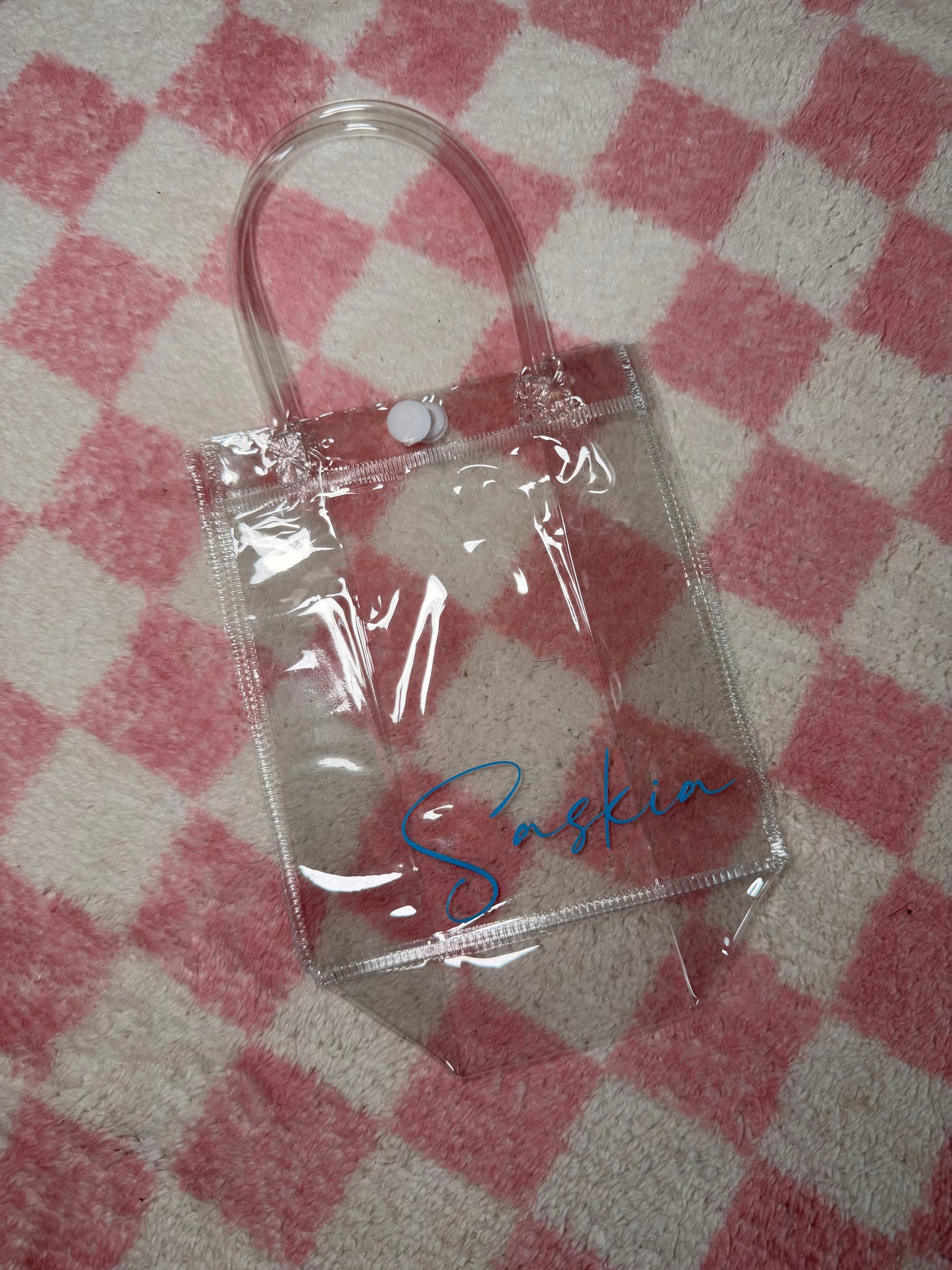 CLEAR - Personalised - Corner - Party Gift Bag