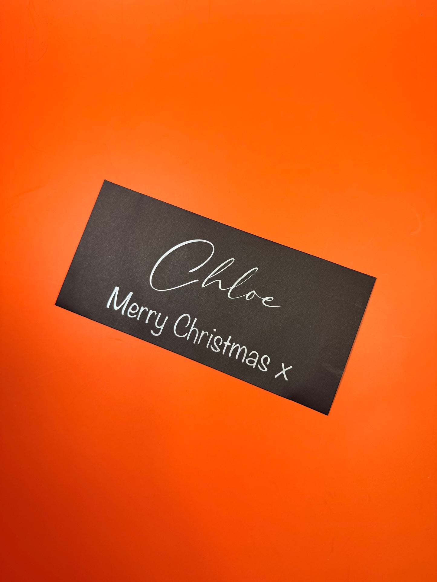 Personalised Christmas Money Wallet Cash Envelope – Available in Black, White & Kraft