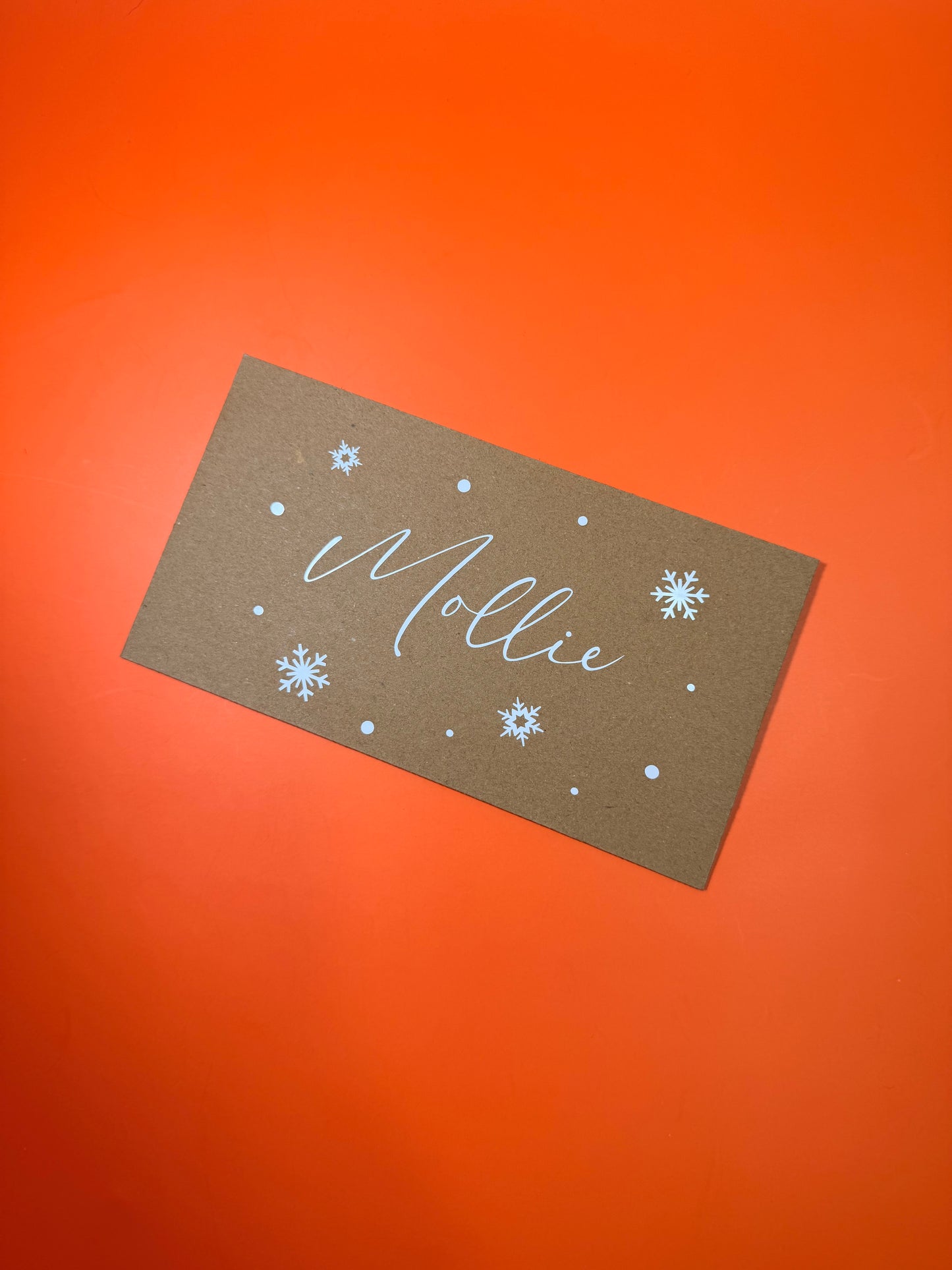 Personalised Christmas Money Wallet Cash Envelope – Available in Black, White & Kraft