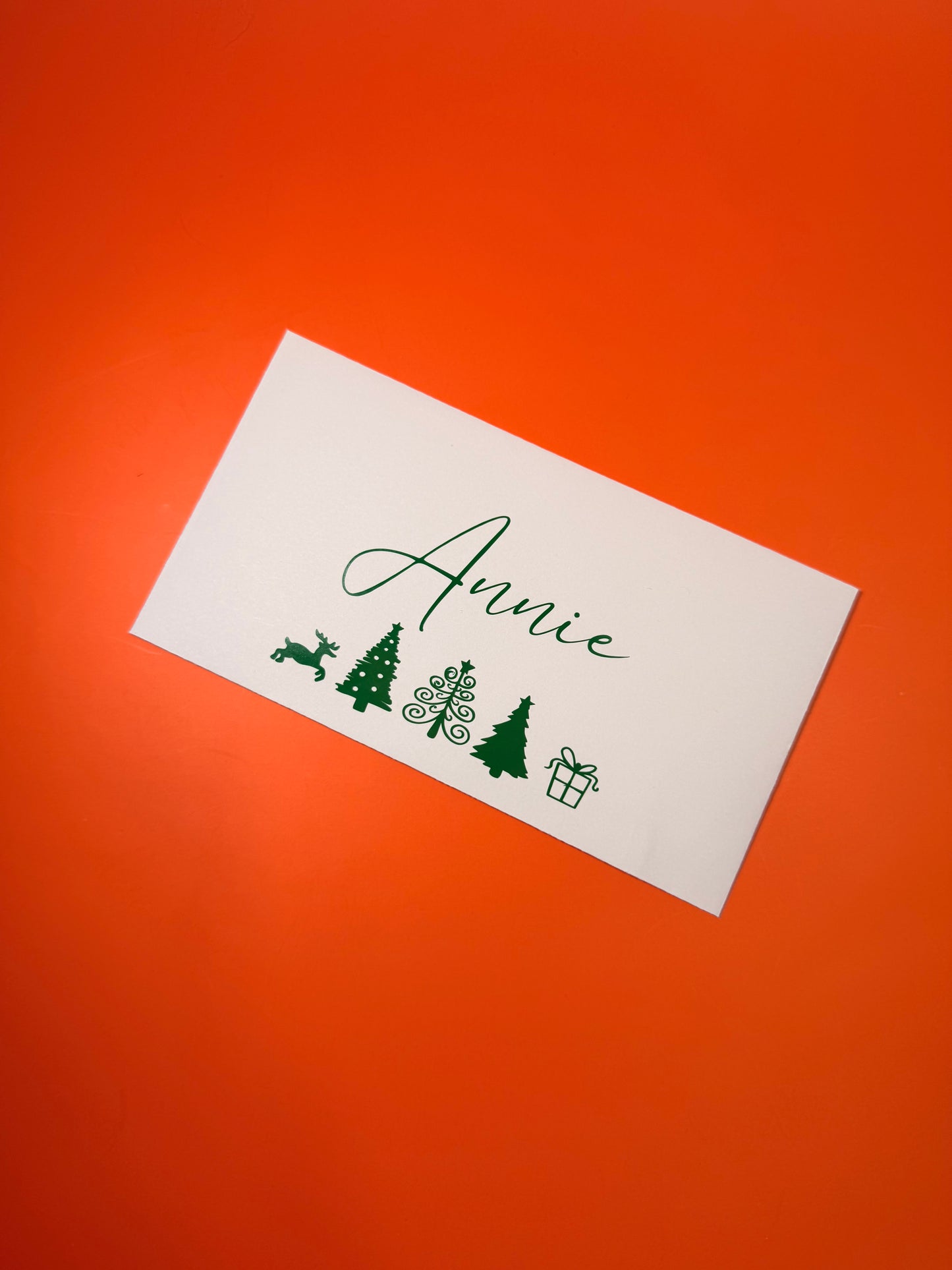 Personalised Christmas Money Wallet Cash Envelope – Available in Black, White & Kraft