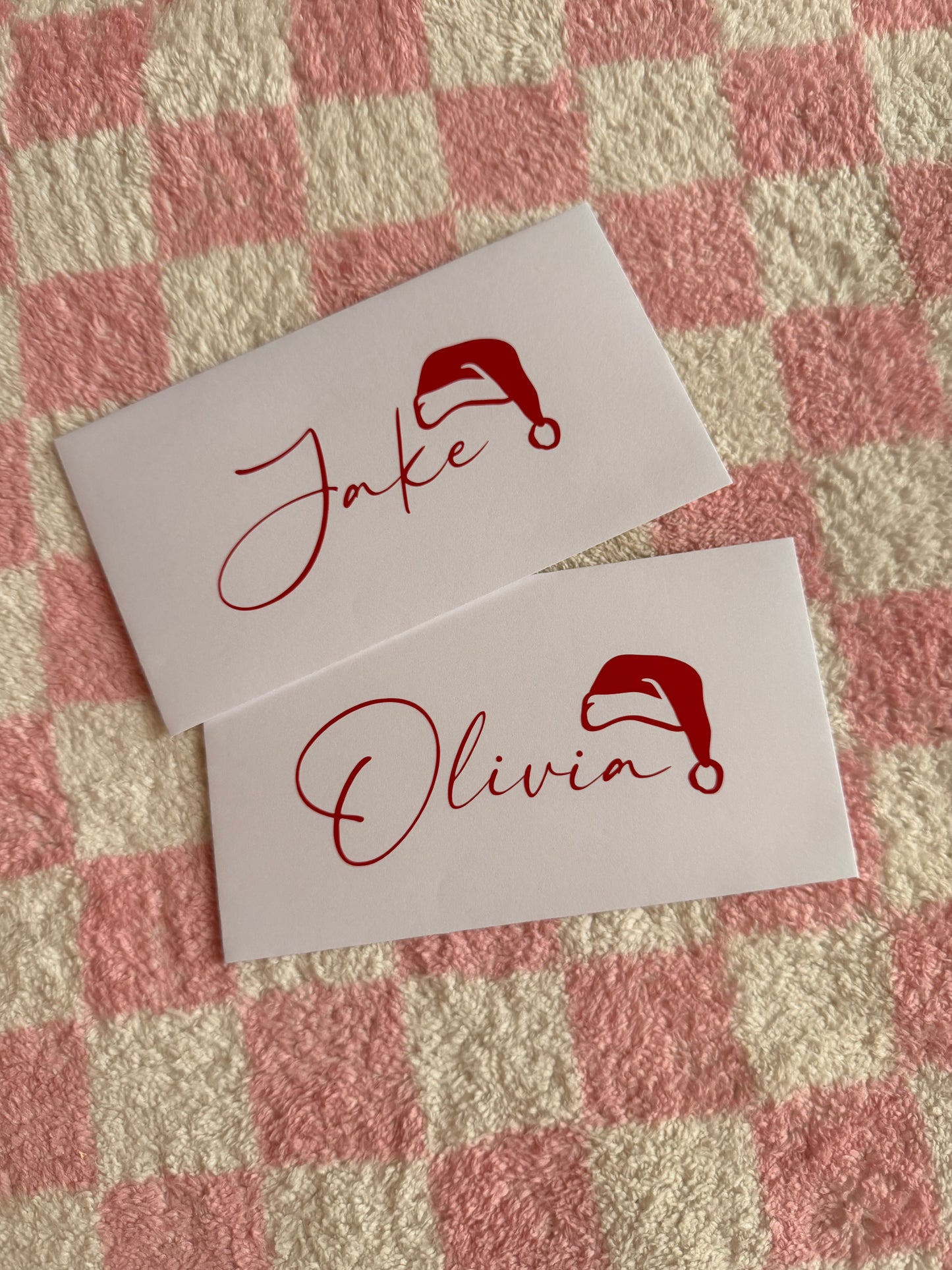Personalised Christmas Money Wallet Cash Envelope – Available in Black, White & Kraft