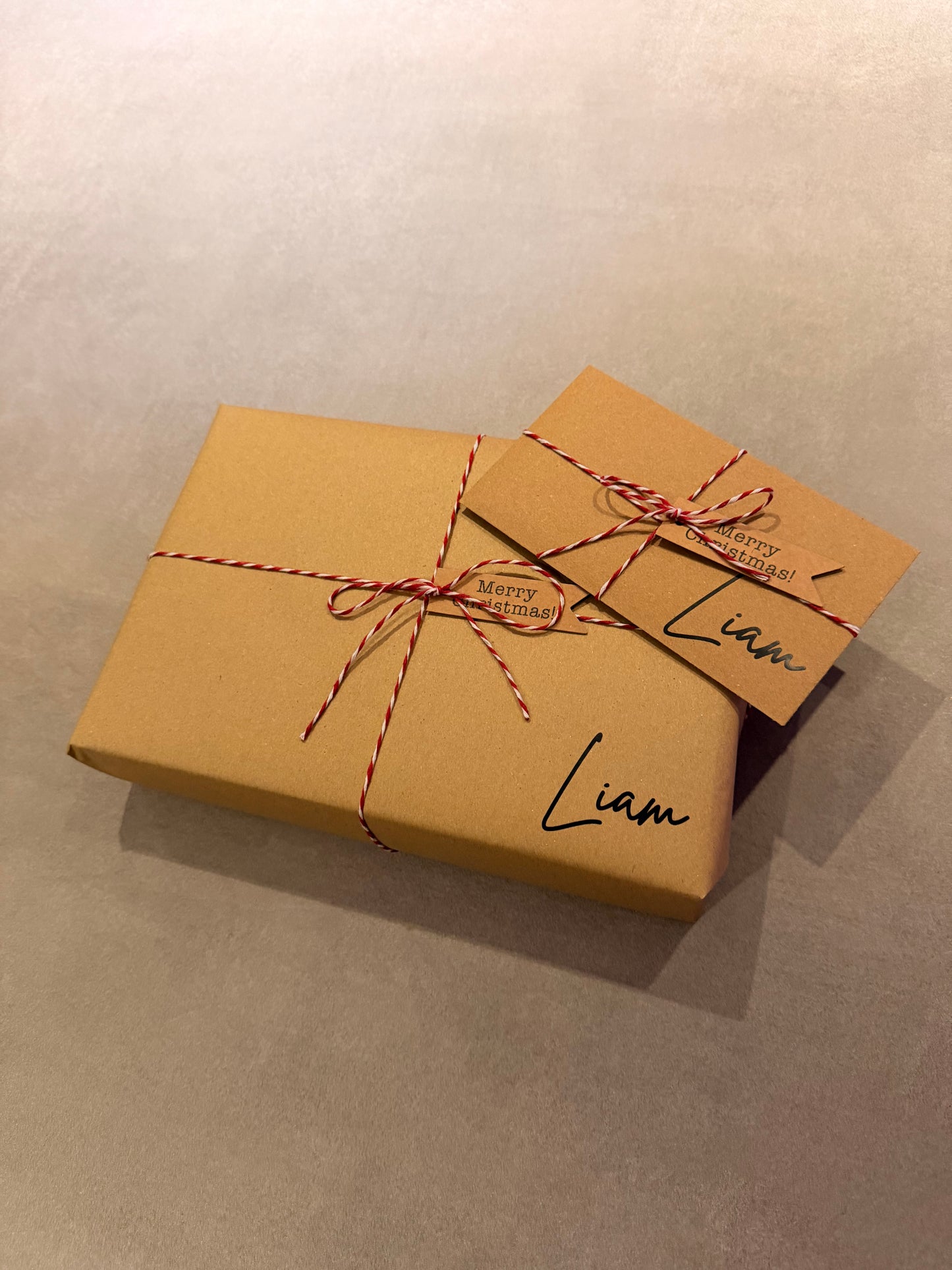 Christmas Present Name Sticker Personalised Label Decal: Custom Vinyl for Parties & Gifts