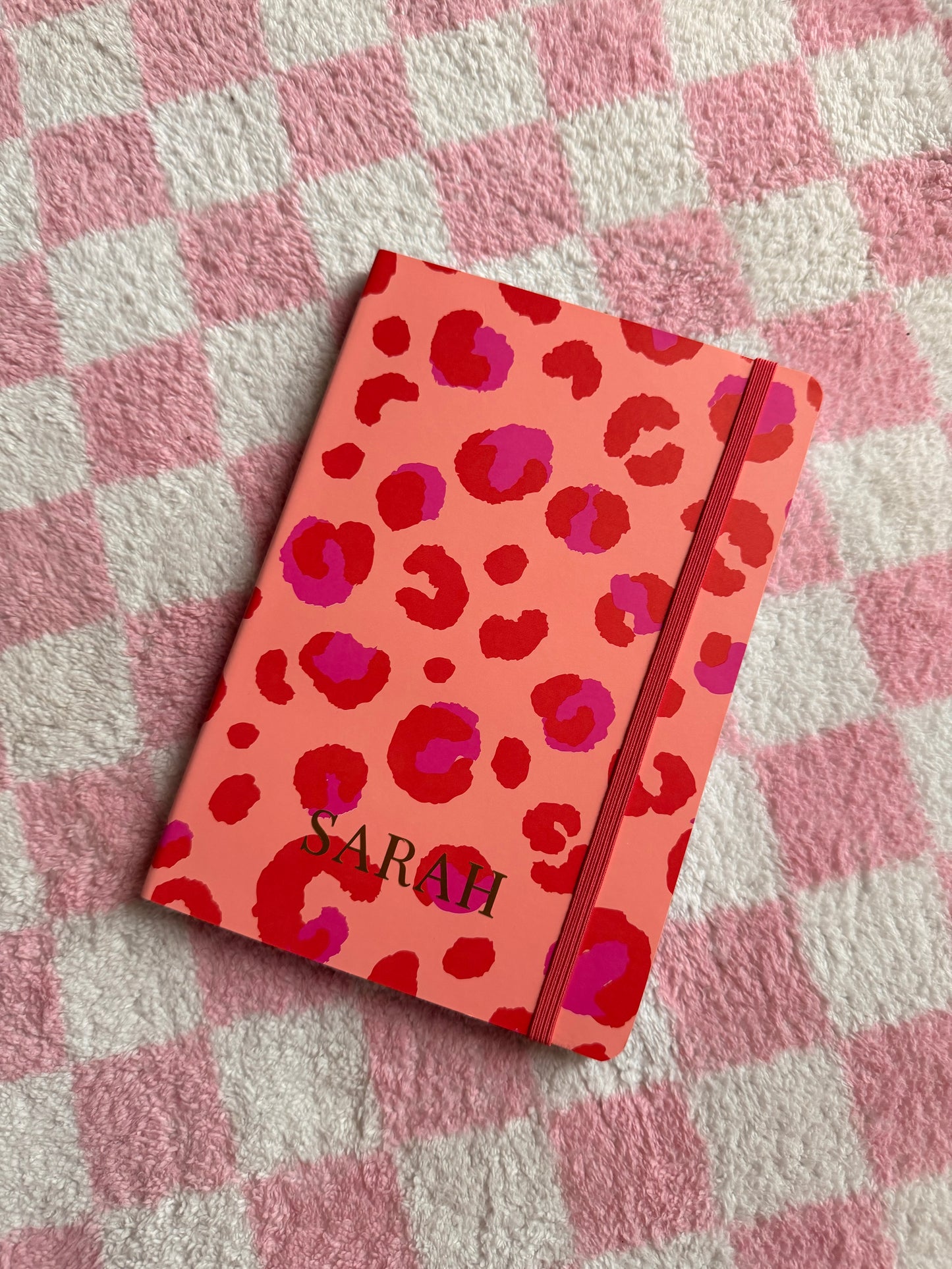 Personalised  Name - A5 Lined Notebook - School, Office, Stationary, Work, Notes, Journal