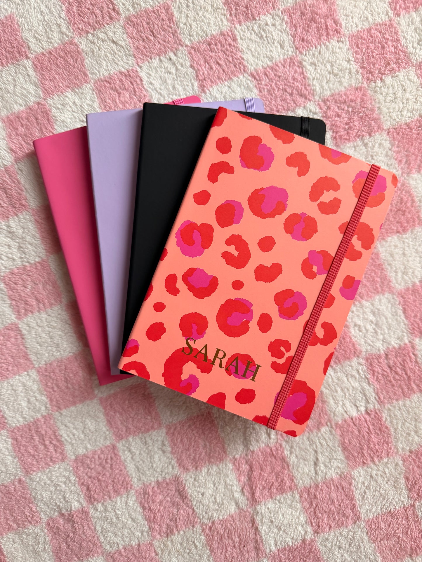 Personalised  Name - A5 Lined Notebook - School, Office, Stationary, Work, Notes, Journal