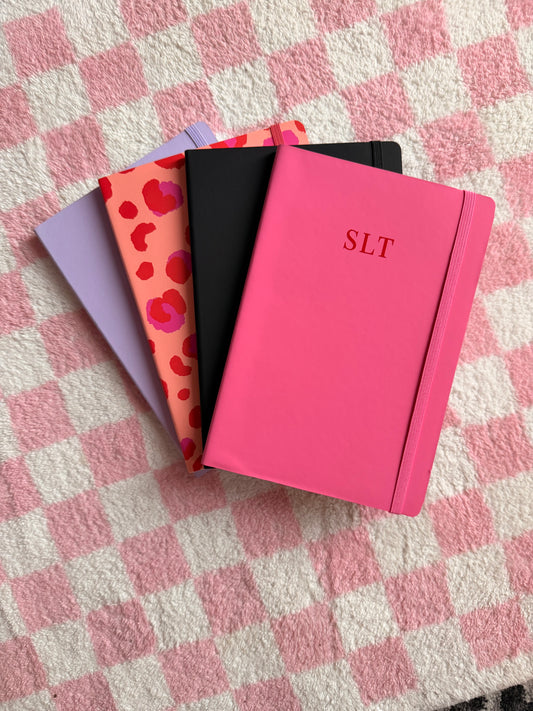 Personalised  Name - A5 Lined Notebook - School, Office, Stationary, Work, Notes, Journal