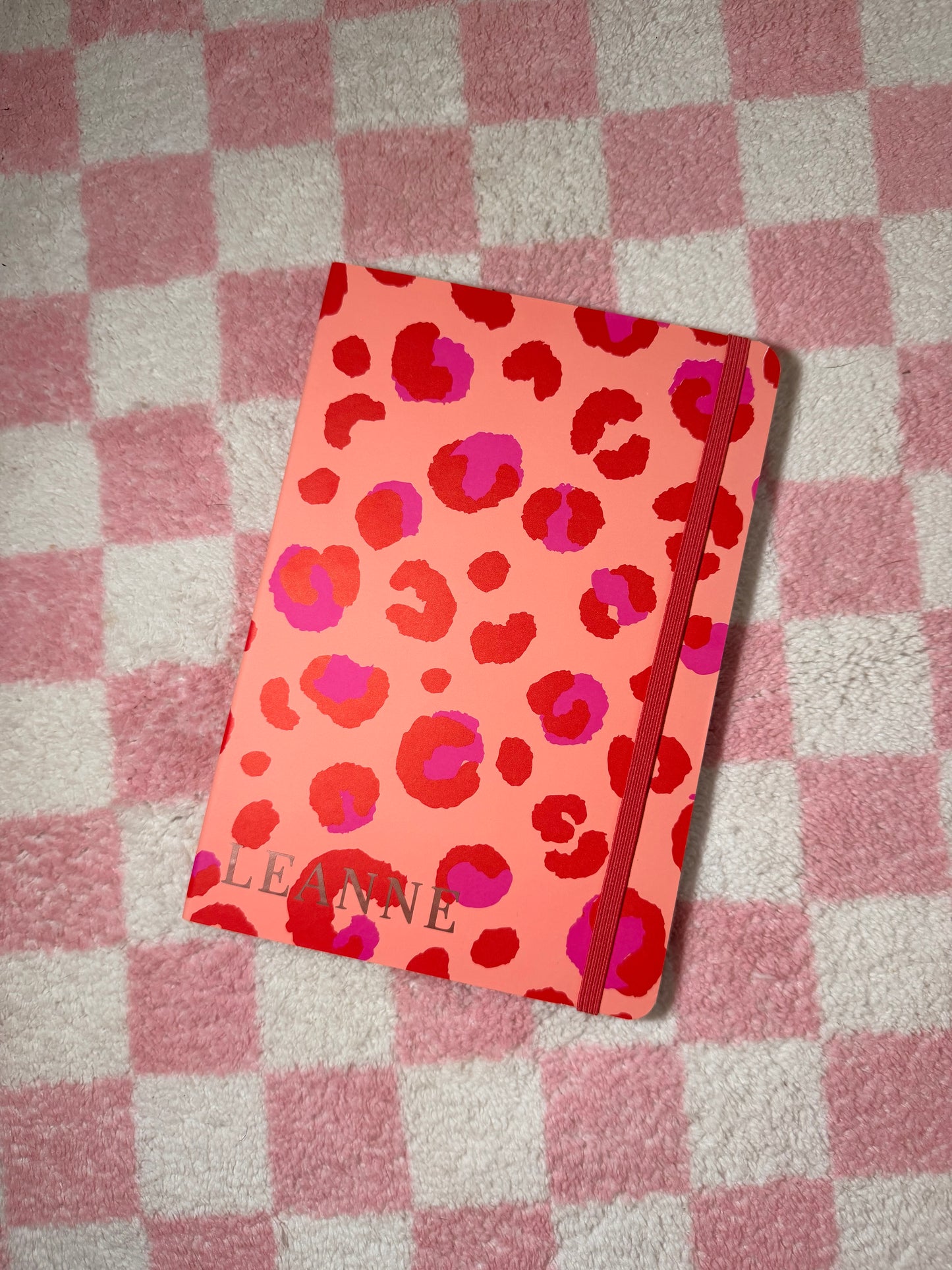 Personalised  Name - A5 Lined Notebook - School, Office, Stationary, Work, Notes, Journal